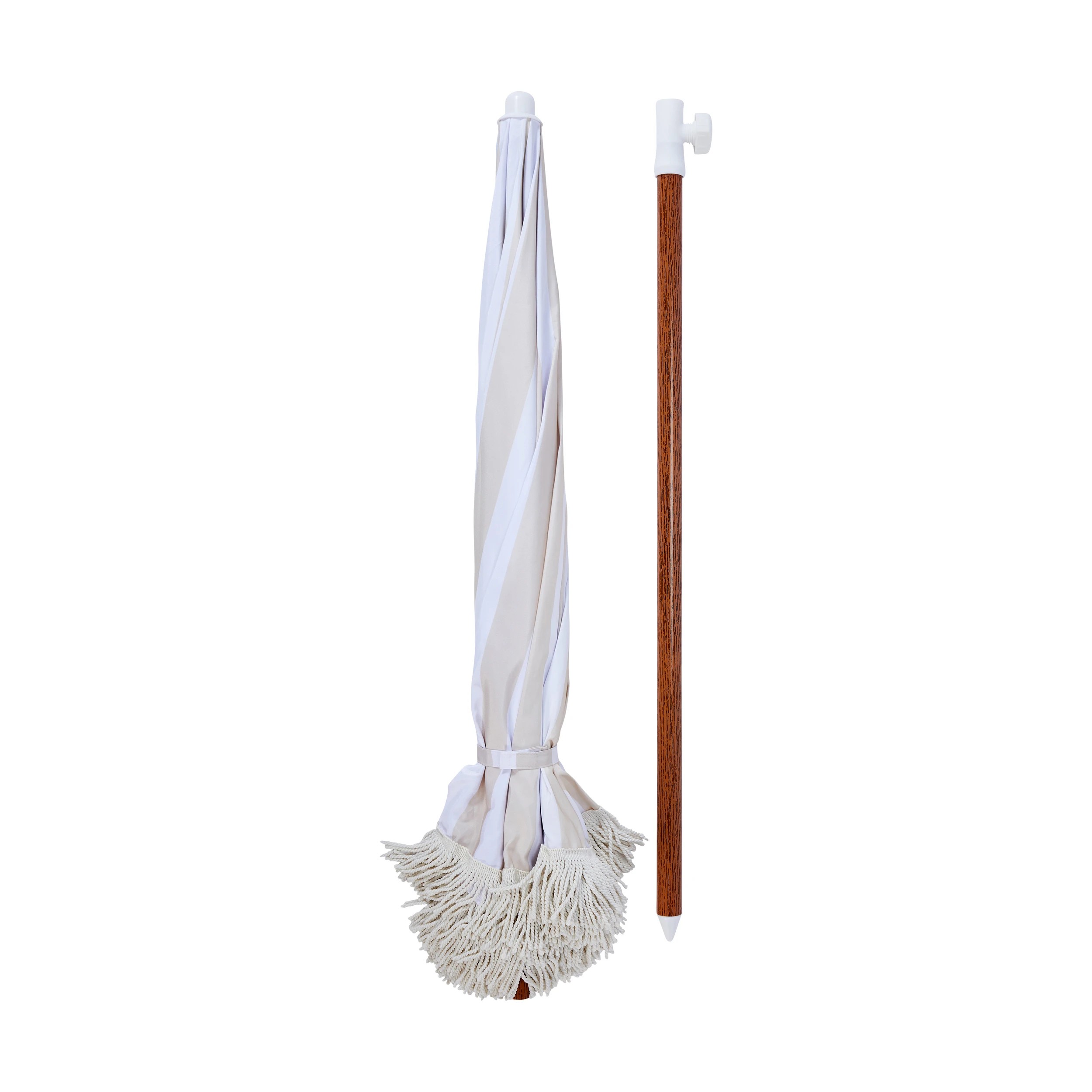 3 Beach Umbrella - Natural Stripe, 3 of 8