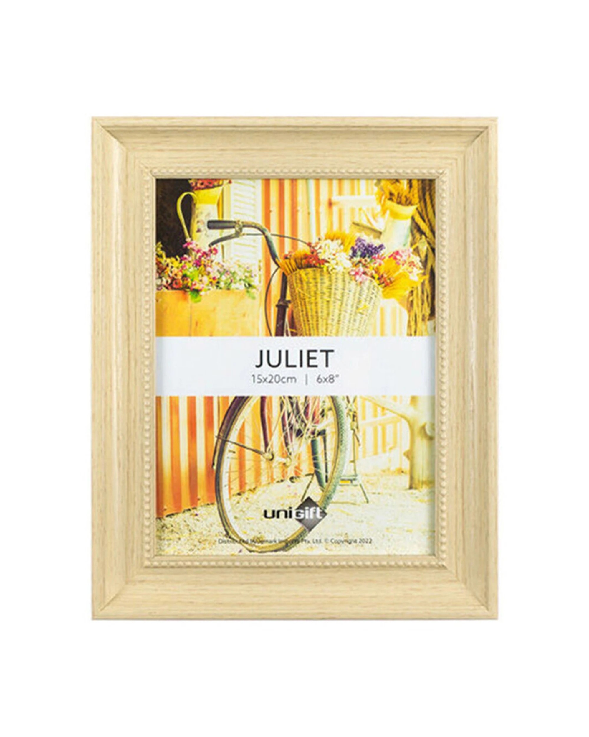 1 Unigift Juliet Raised Dots Border Picture Photo Frame 15x20cm - Natural, 1 of 1