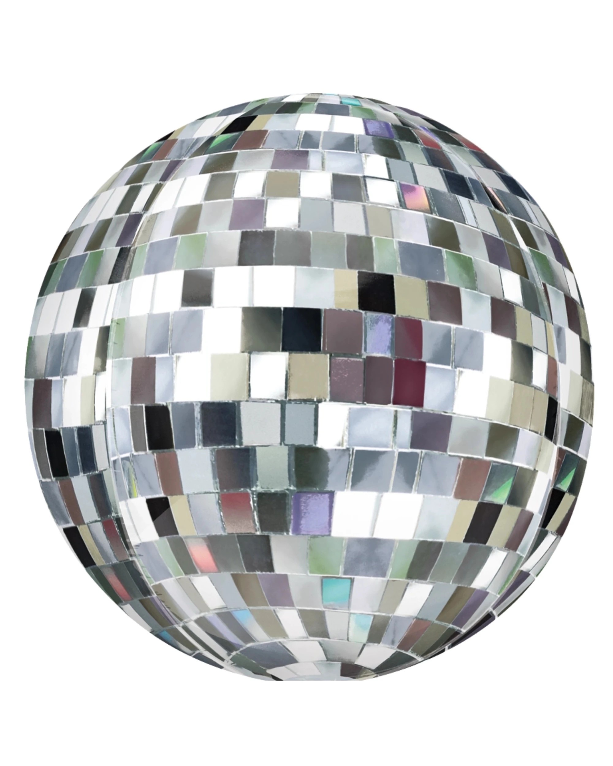 1 Anagram Orbz Silver Disco Ball Helium Balloon - Silver, 1 of 3