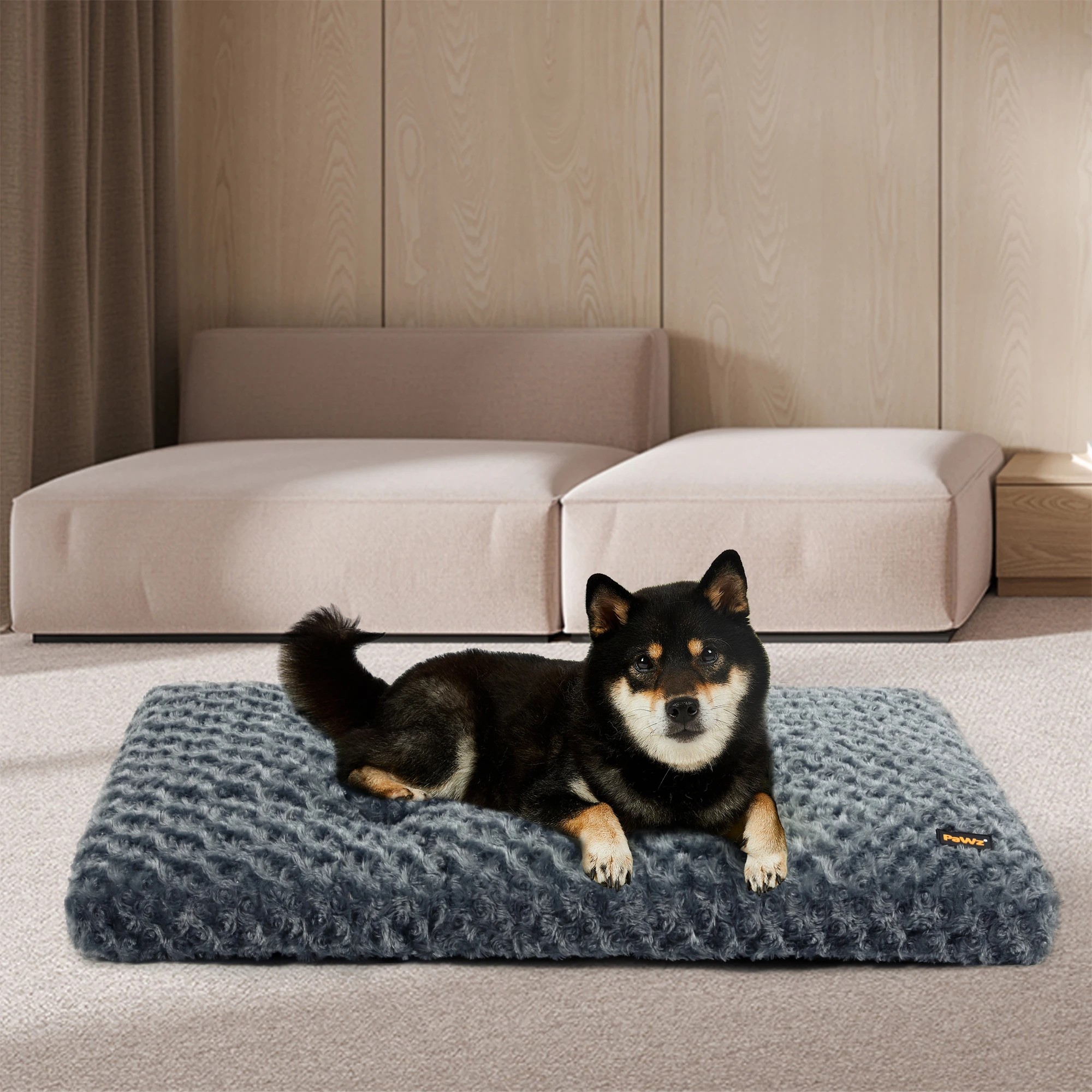 8 Pawz Pet Bed Dog Cat Calming Soft Warm Plush Mattress Cushion Mat Washable 36″, 8 of 8