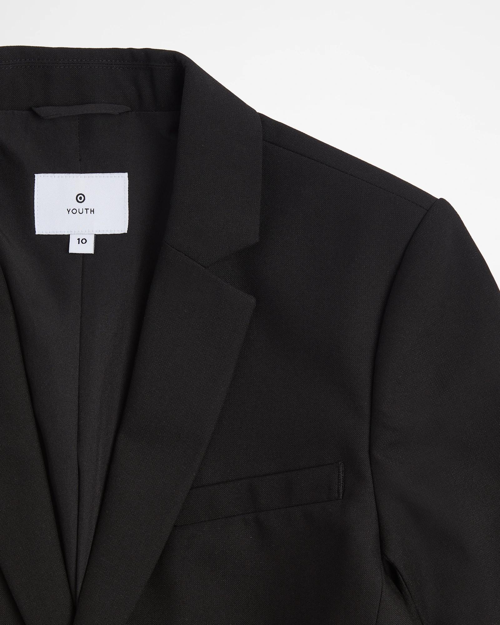 5 Target Youth Boys Suiting Jacket BLACK, 5 of 5
