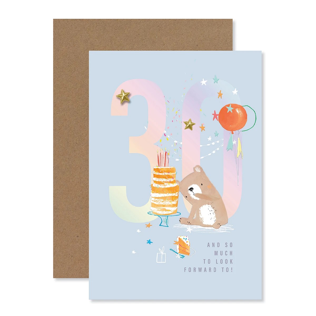 1 Connections from Hallmark 30th Birthday Card - Birthday Bear, 1 of 3