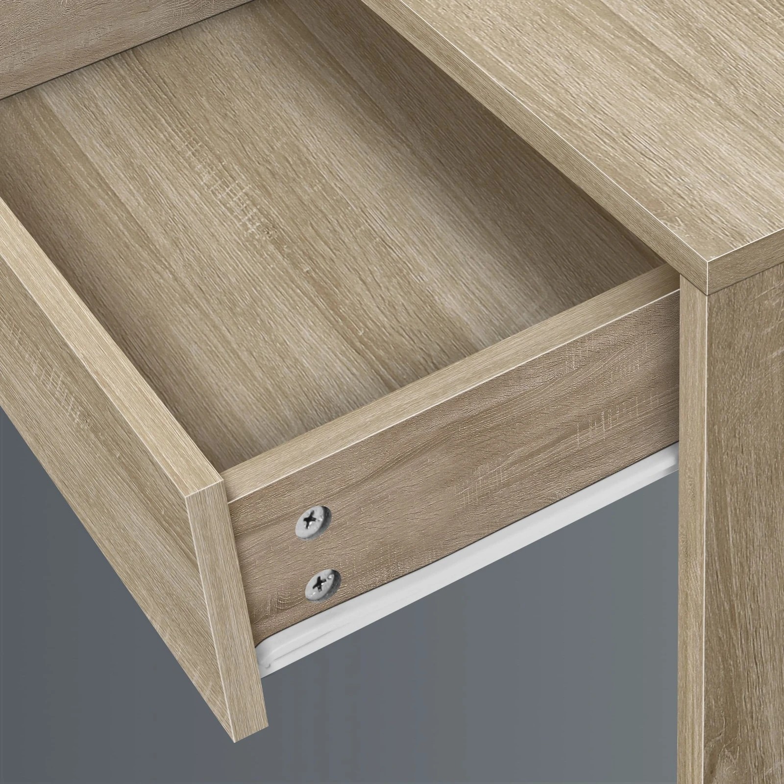 7 Alfordson Dressing Table Stool Set Makeup Vanity Desk LED 10 Bulbs - Oak, 7 of 10