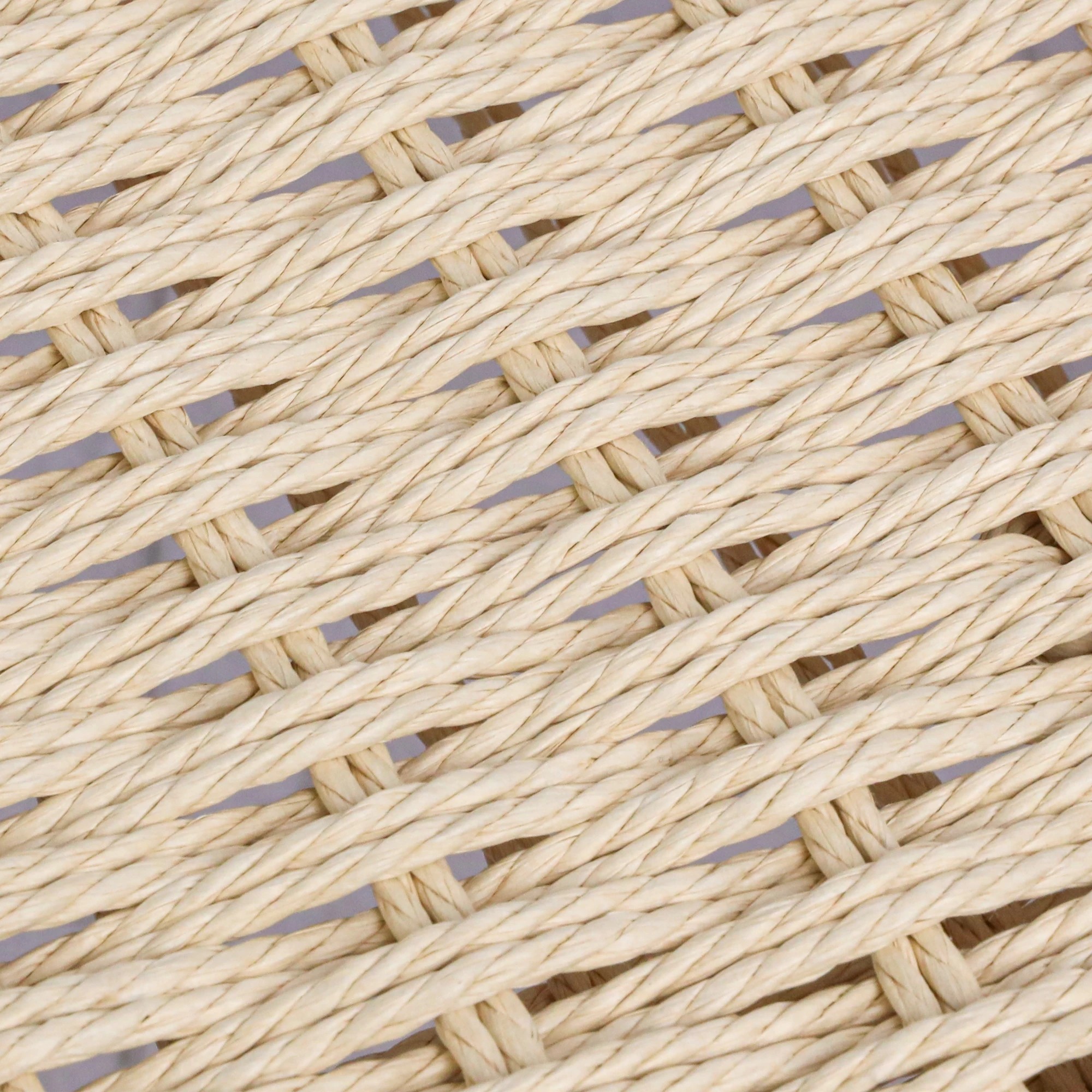 6 Levede Levede Wicker Bench Dining Chair Natural, 6 of 6