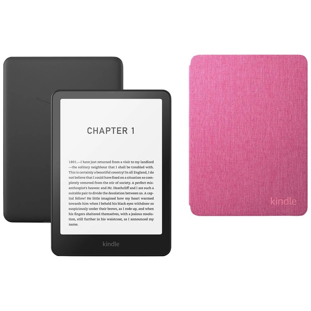 1 Kindle Paperwhite 12th Gen 16GB with Raspberry Cover, 1 of 1