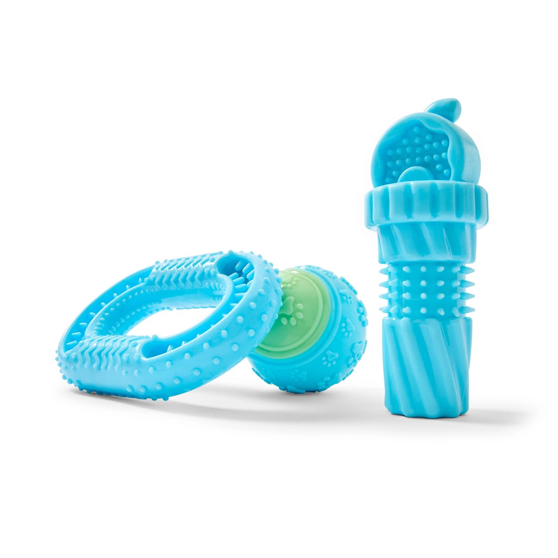 1 3 Pack Pet Toy Puppy - Blue, 1 of 8