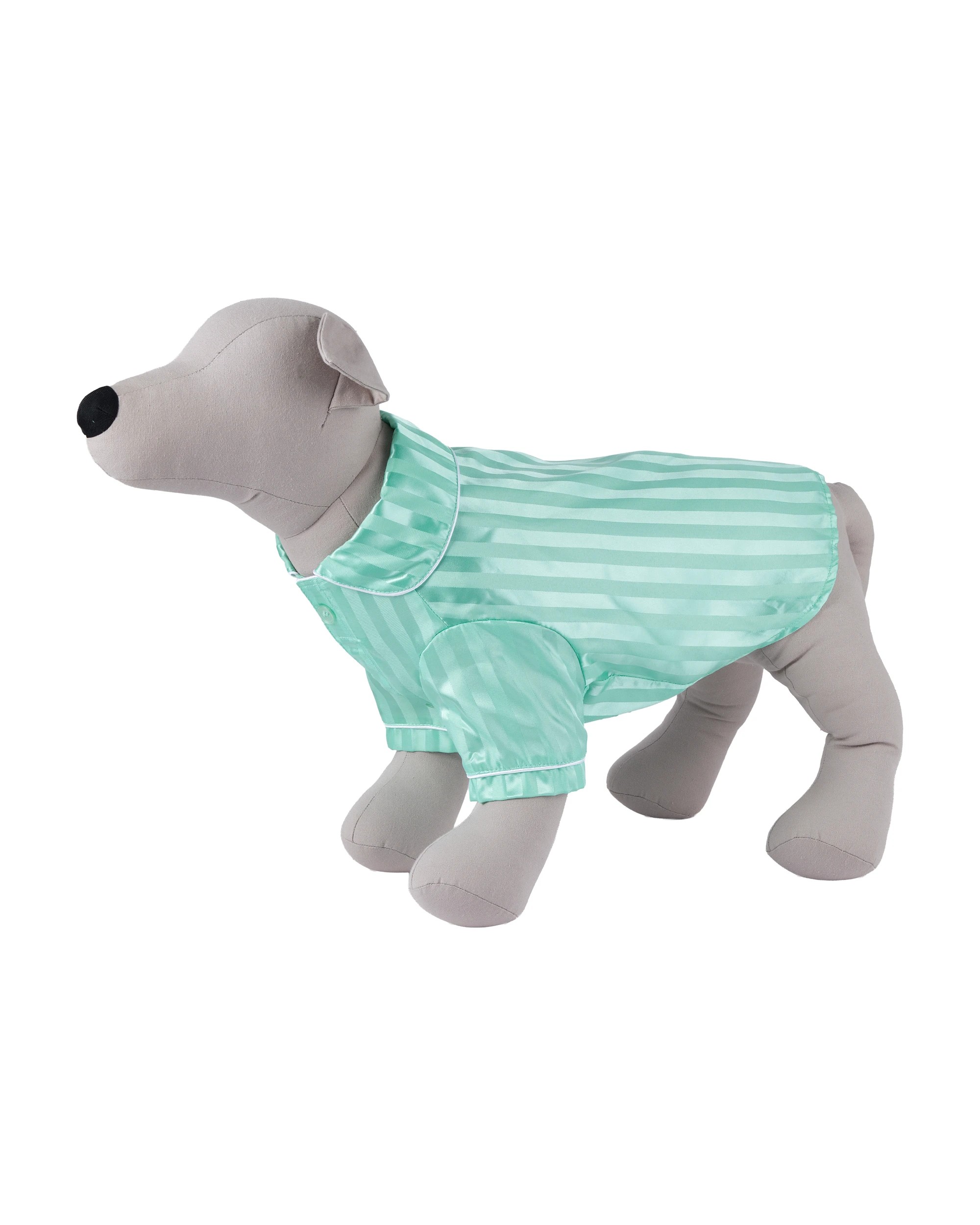 2 Pet Satin Pyjamas - Extra Large, Aqua, 2 of 9