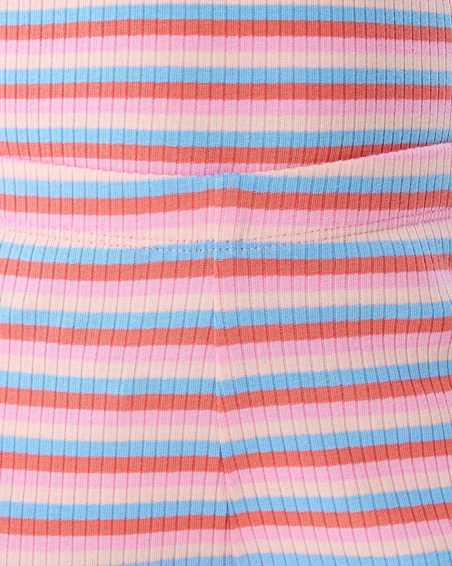 3 Ribbed Flare Leggings Mlt Stripe, 3 of 7