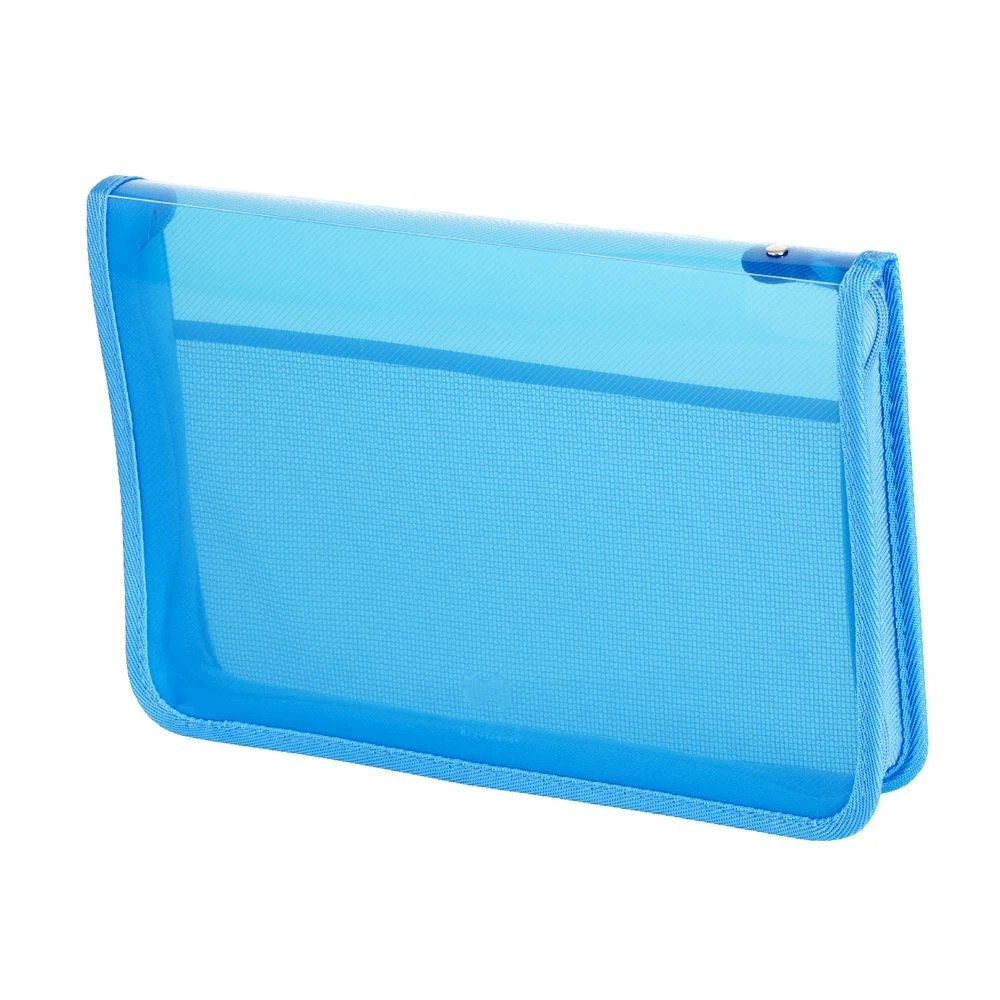 2 Ausinc A4 Zipped Document Folder Blue, 2 of 7