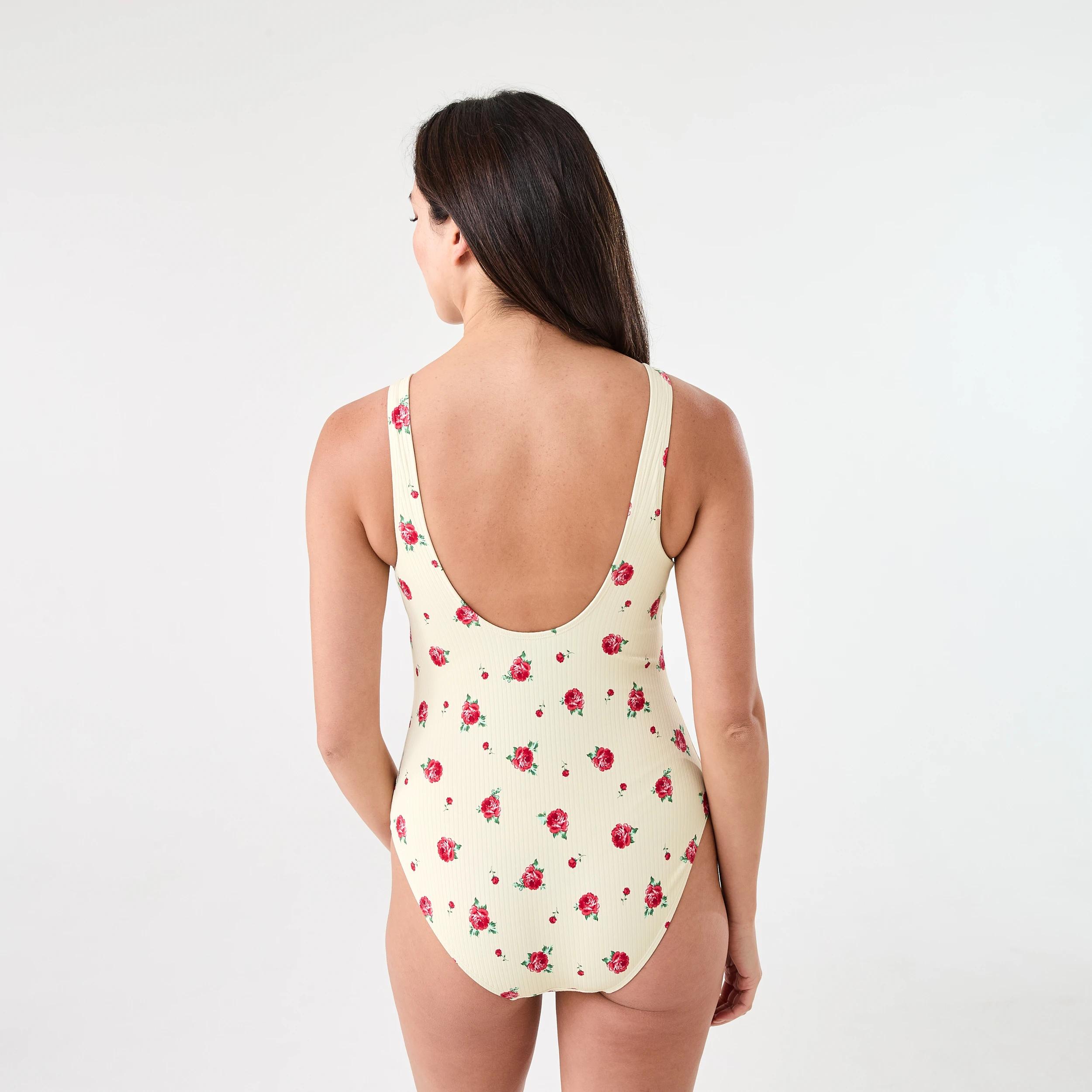 3 Printed Scoop One Piece Swimsuit ROSEBUD FLAN, 3 of 5