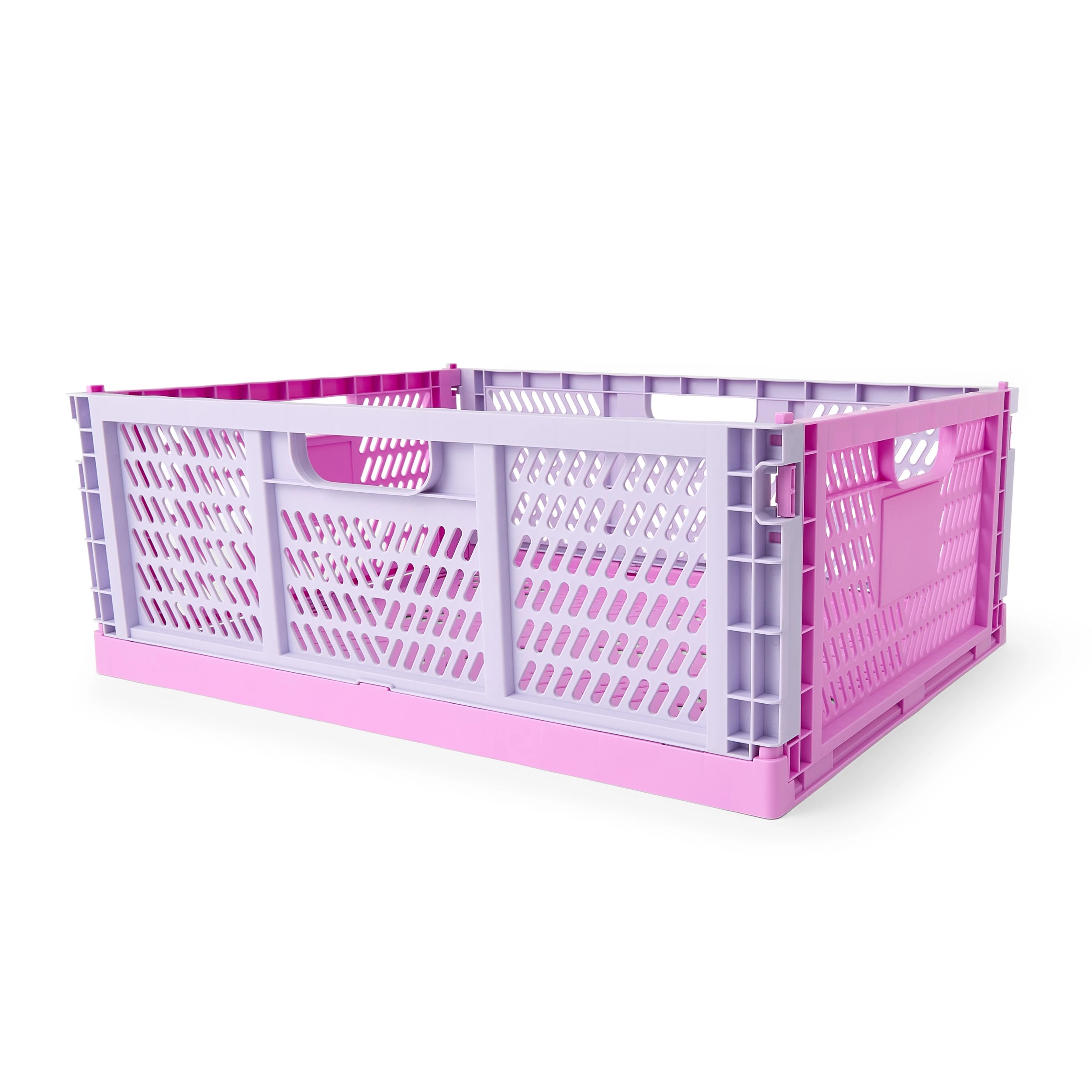 1 30L Collapsible Crate - Large, Pink, 1 of 8
