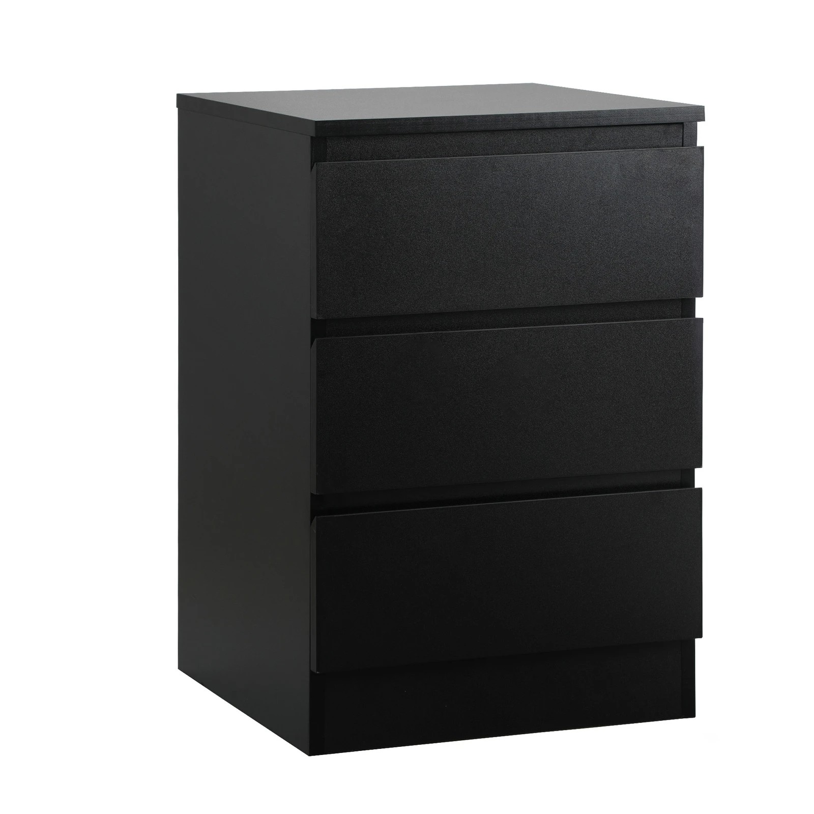 5 Oikiture Bedside Tables Set of 2 Side Table Storage Cabinet Nightstand - Black, 5 of 9