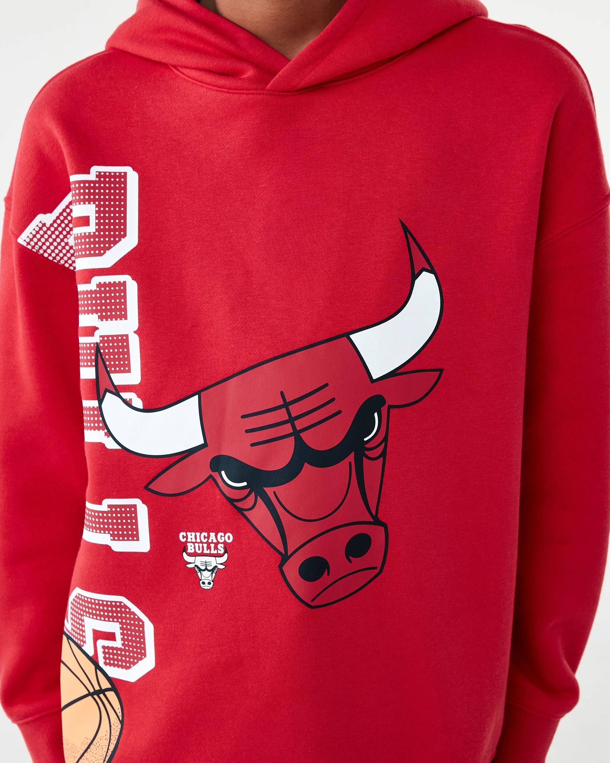 5 Official NBA Kids Hoodie RED BULLS HOODIE, 5 of 8