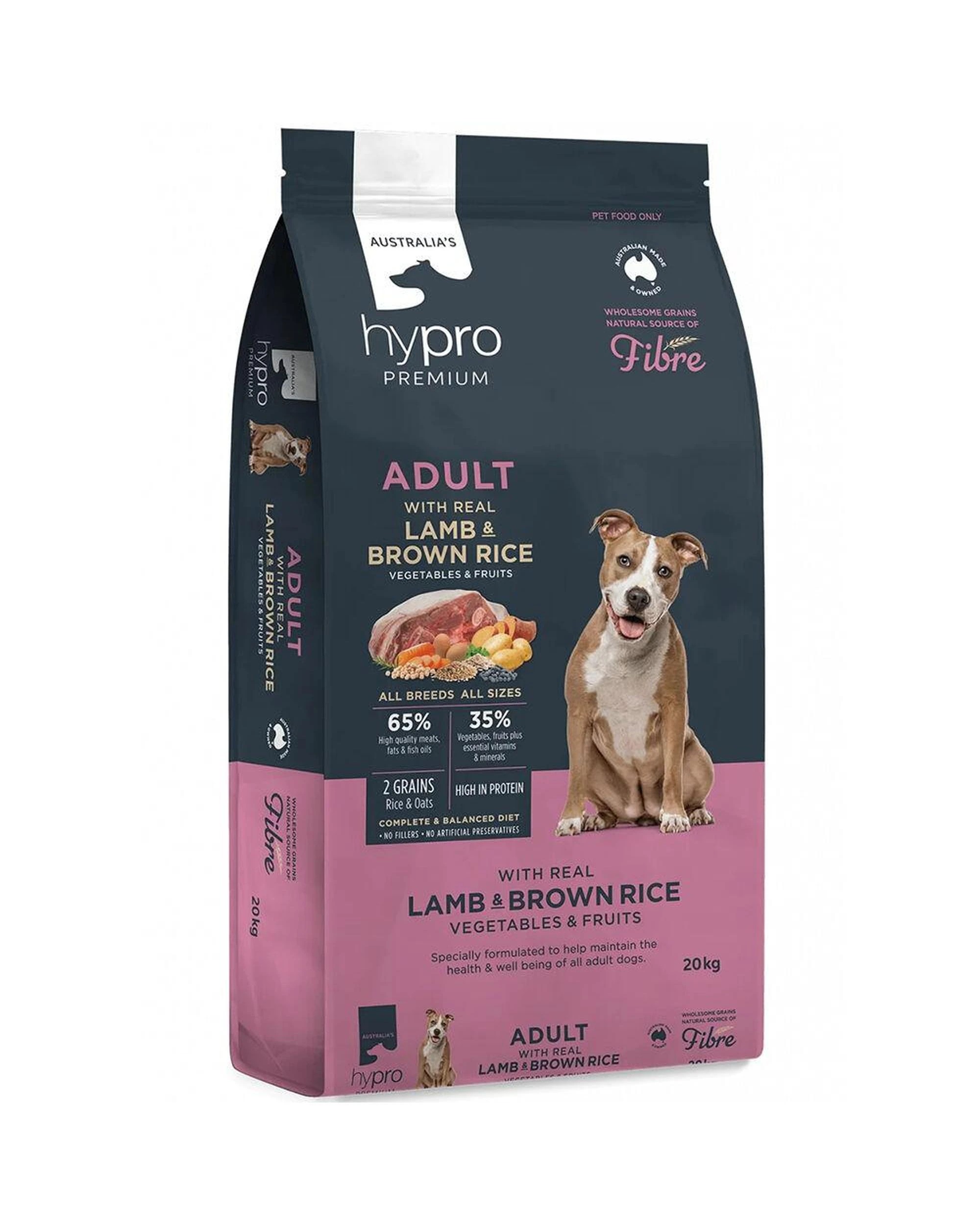 2 Hypro Premium Adult All Breeds Dry Dog Food Lamb & Brown Rice 2.5kg, 2 of 2