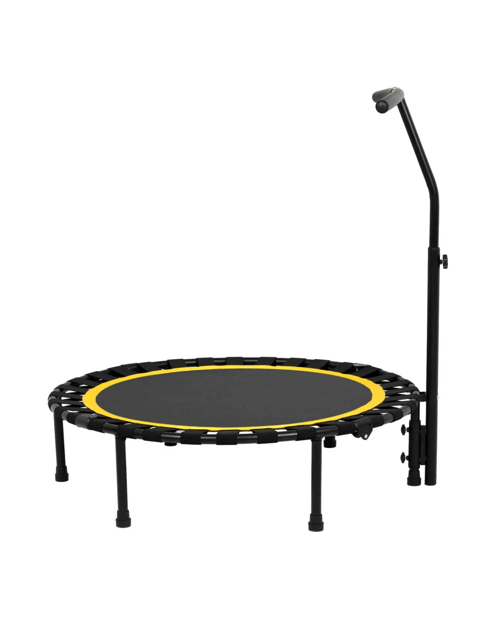3 Advwin 50 inch Rebounder Mini Trampoline for Adults and Kids Indoor/Outdoor Workout Max Load 150KG Yellow, 3 of 7