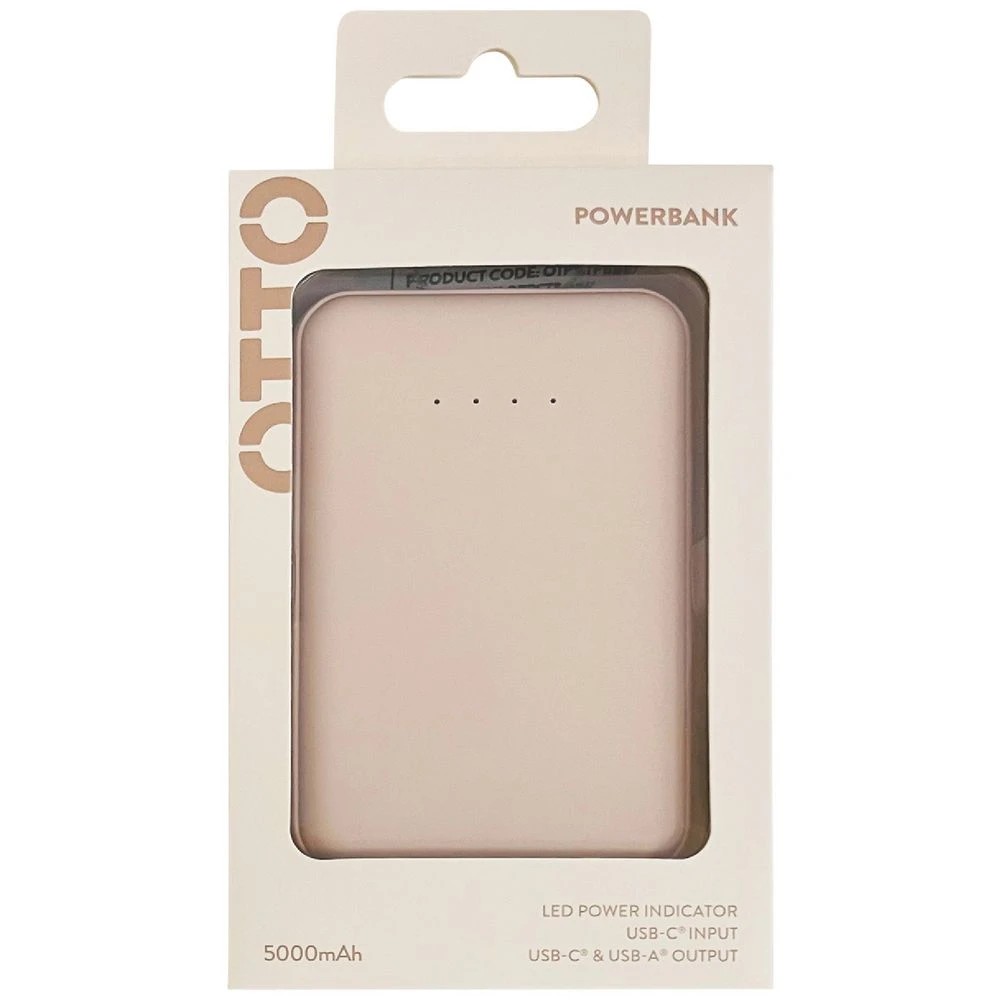 5 Otto 5K Powerbank Pastel Pink, 5 of 5