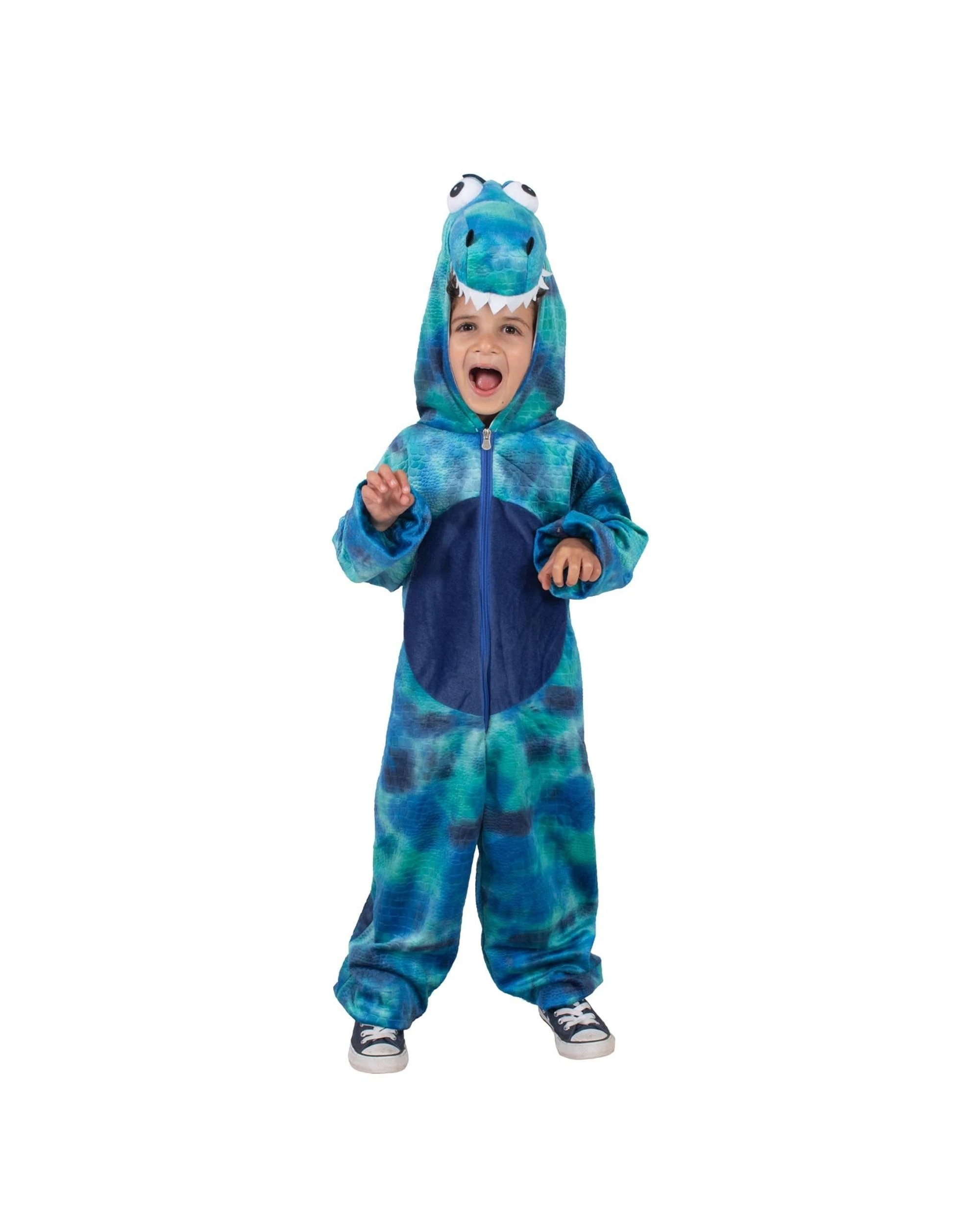 2 Roarin' Rex Blue Dinosaur Child Costume Size Toddler 18-36 Months, 2 of 5