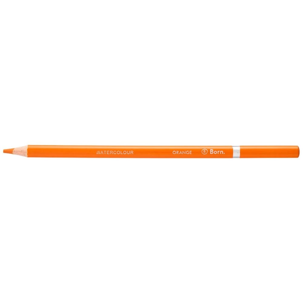 1 Born Premium Watercolour Pencil Orange, 1 of 3