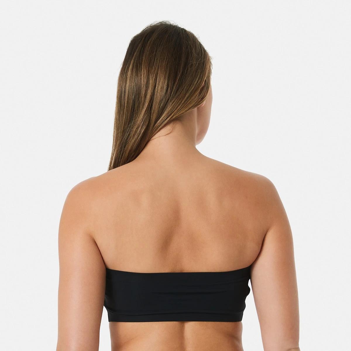 2 Wirefree Smooth Bandeau Bra BLACK, 2 of 3