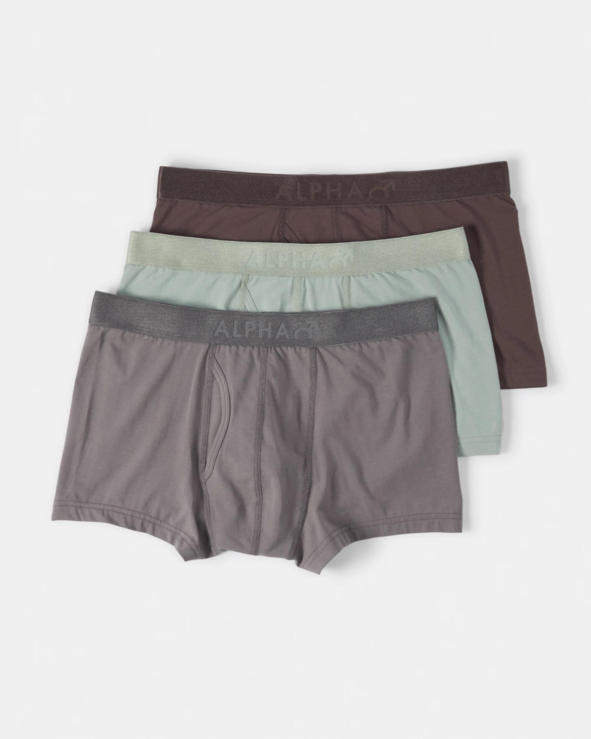 1 3 Pack Cotton Modal Trunks Rainforest, 1 of 7