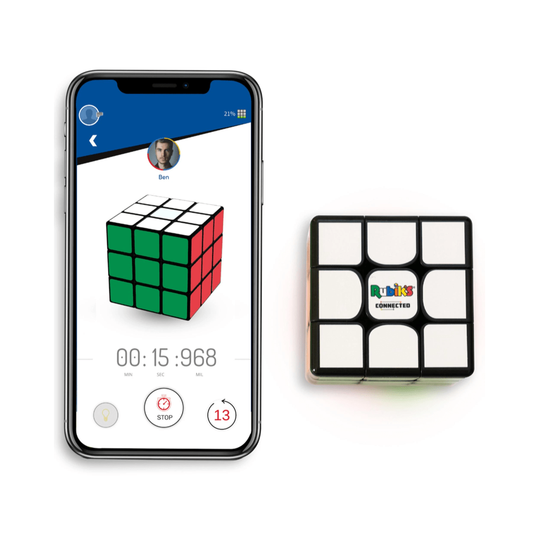 4 Particula Tech Rubik's Connected Smart Speed Cube, 4 of 5