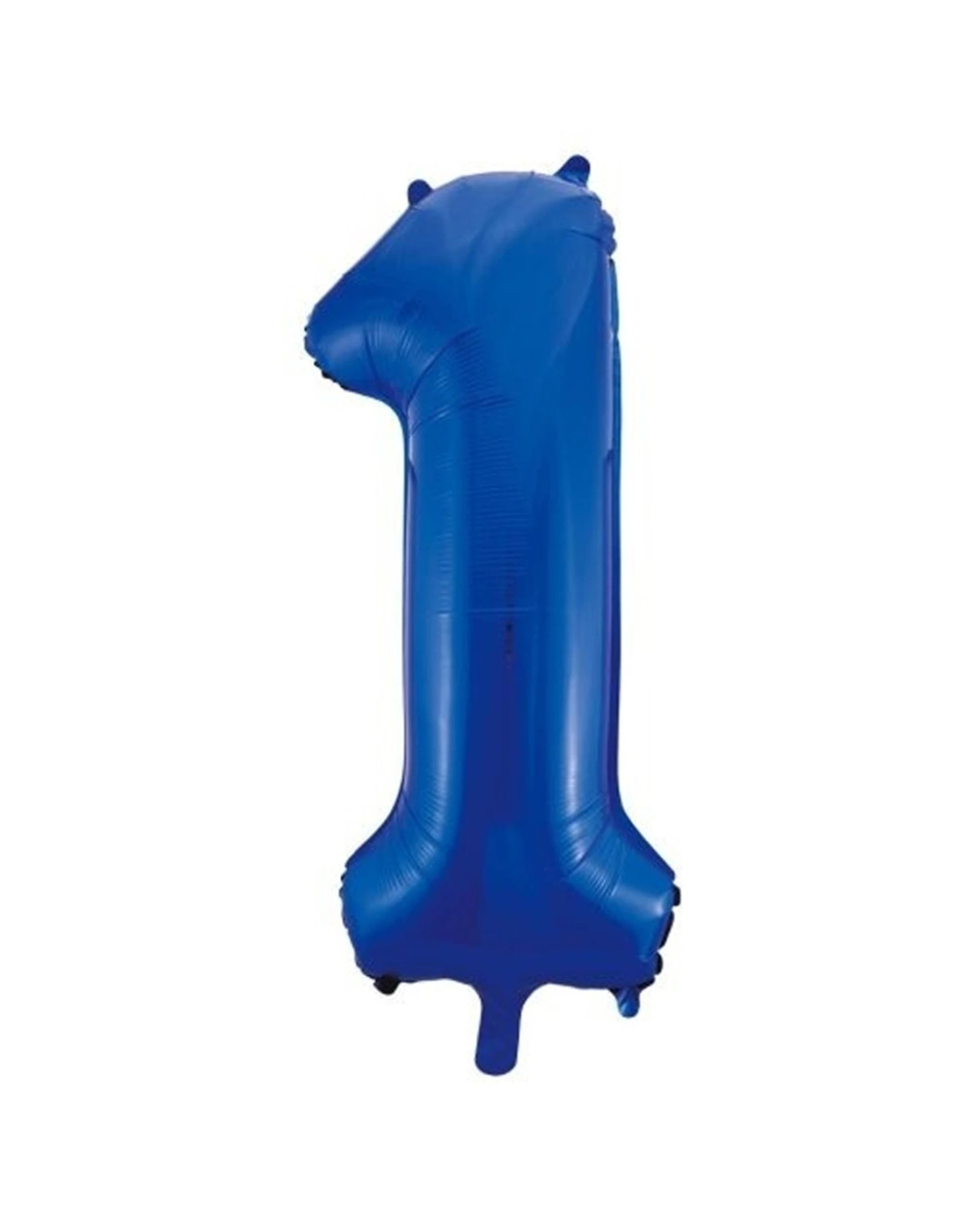 1 Alpen Decrotex Foil Balloon Number 1 Party Decoration 34 Inches - Blue, 1 of 1