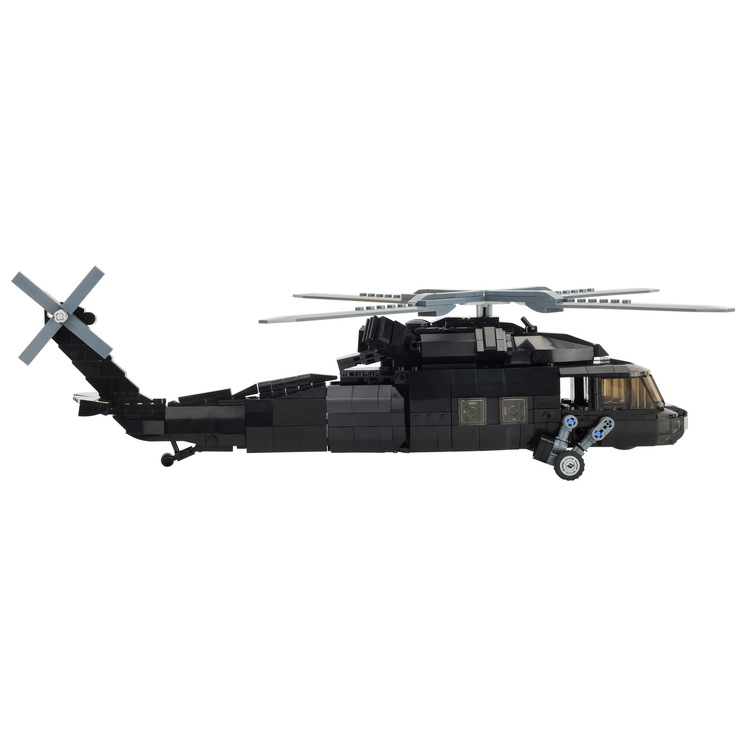 5 684 Piece Mini Blocks Vehicle Series: Helicopter, 5 of 7
