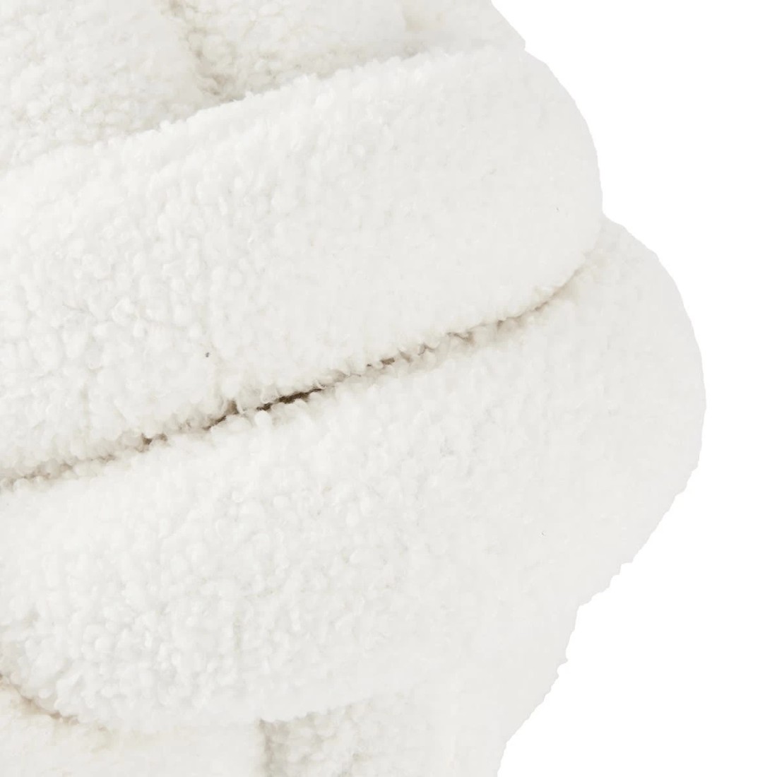 4 Knot Boucle Cushion - White, 4 of 4