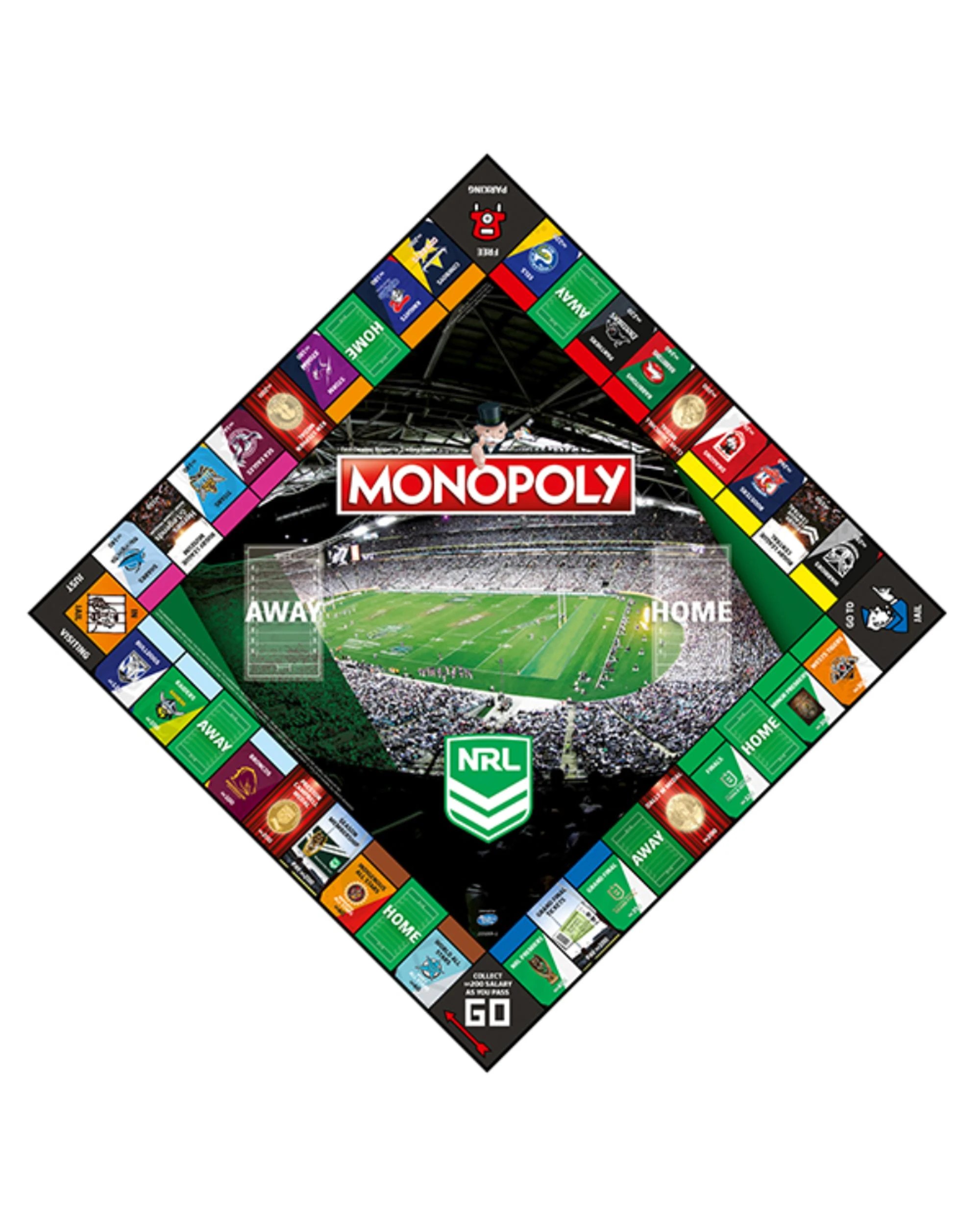 2 Monopoly NRL 2023 Edition Board Game, 2 of 6