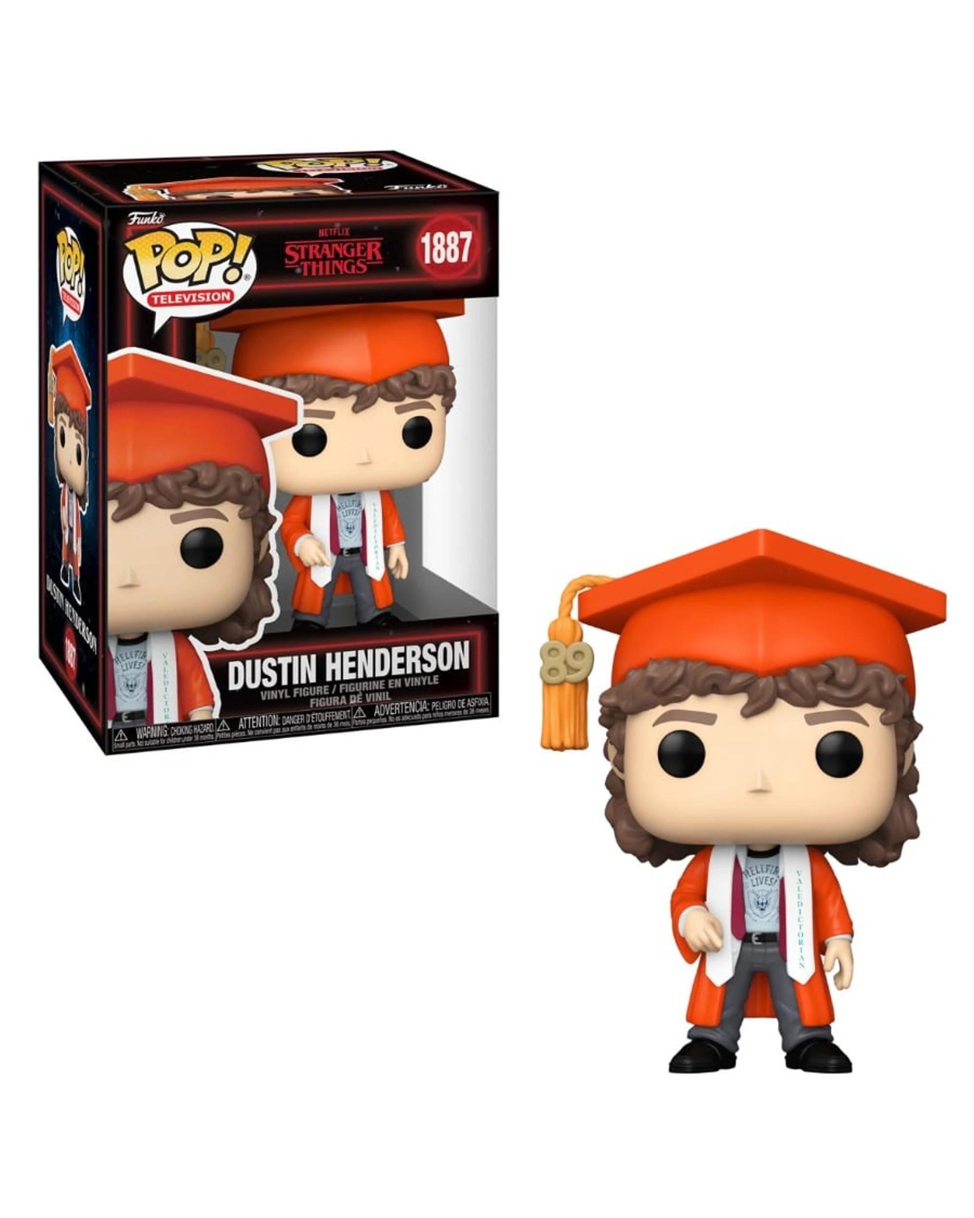 1 Stranger Things Dustin Graduating Funko POP! Vinyl, 1 of 2
