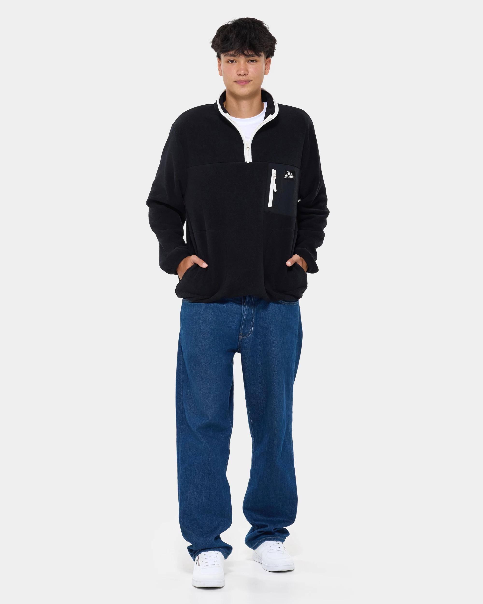 8 Fila Toby Fleece Pullover - Black BLACK, 8 of 8