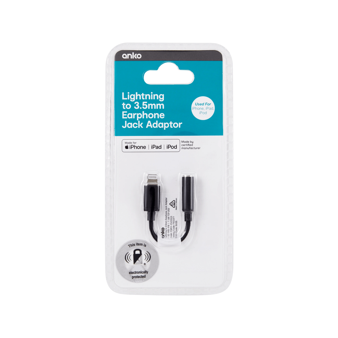 5 Lightning to 3.5mm Earphone Jack Adaptor, 5 of 5