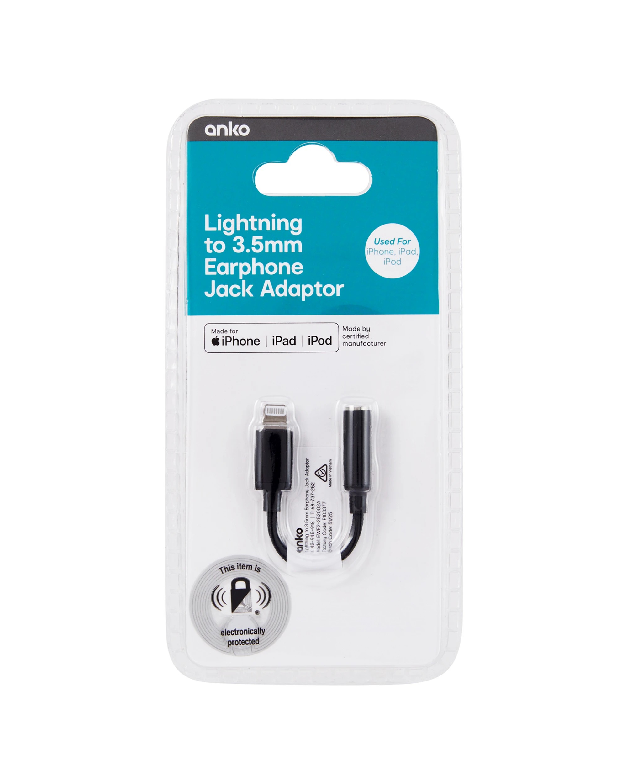 5 Lightning to 3.5mm Earphone Jack Adaptor, 5 of 5