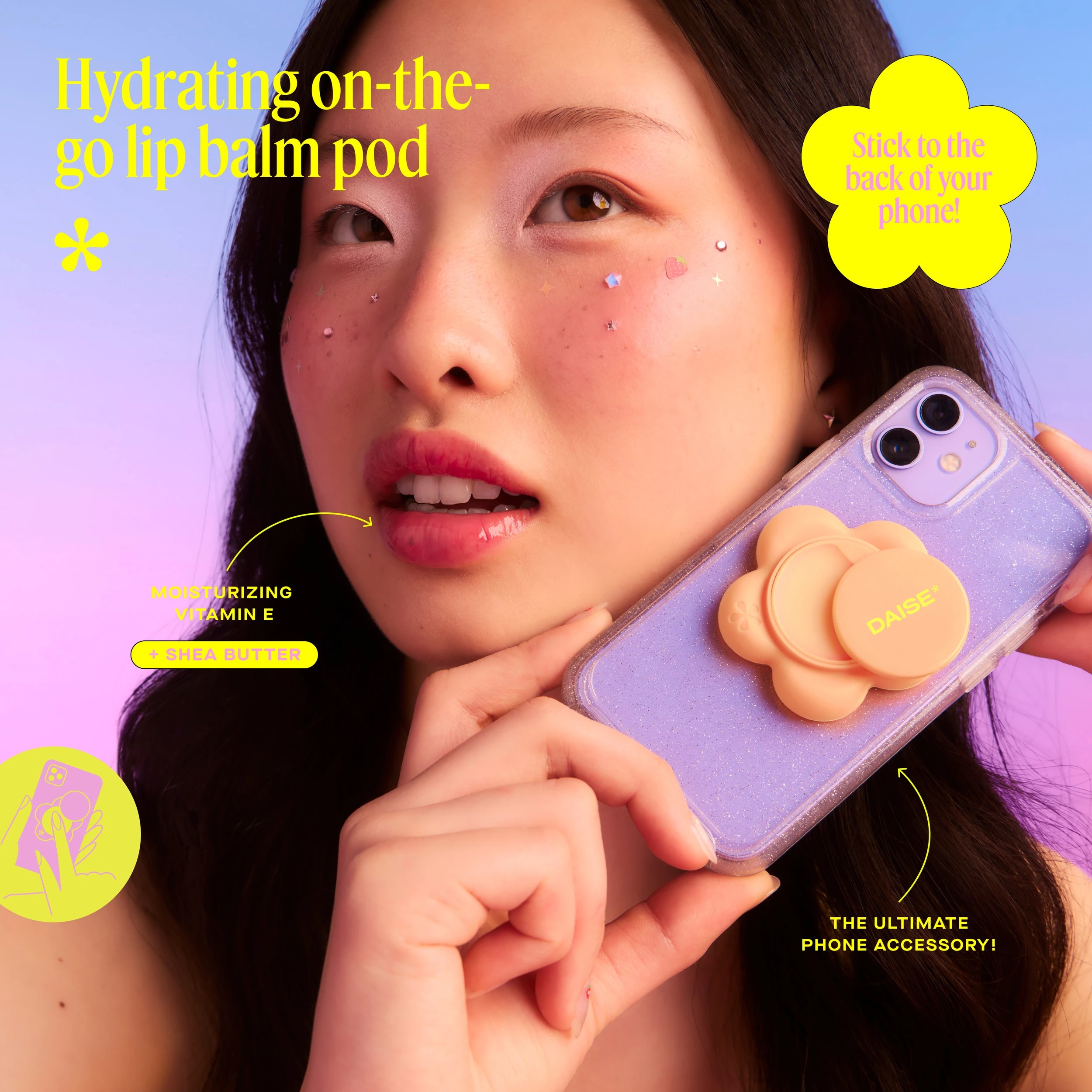 3 DAISE Lip Service Lip Balm Phone Pod 1.7g - Very Vanilla, 3 of 10