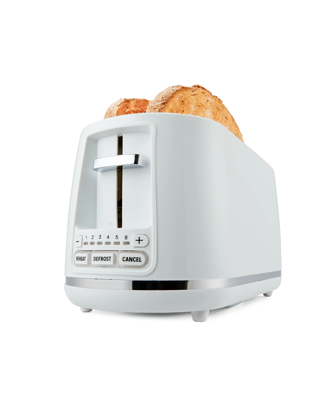 1 4 Slice Long Slot Toaster - White, 1 of 8