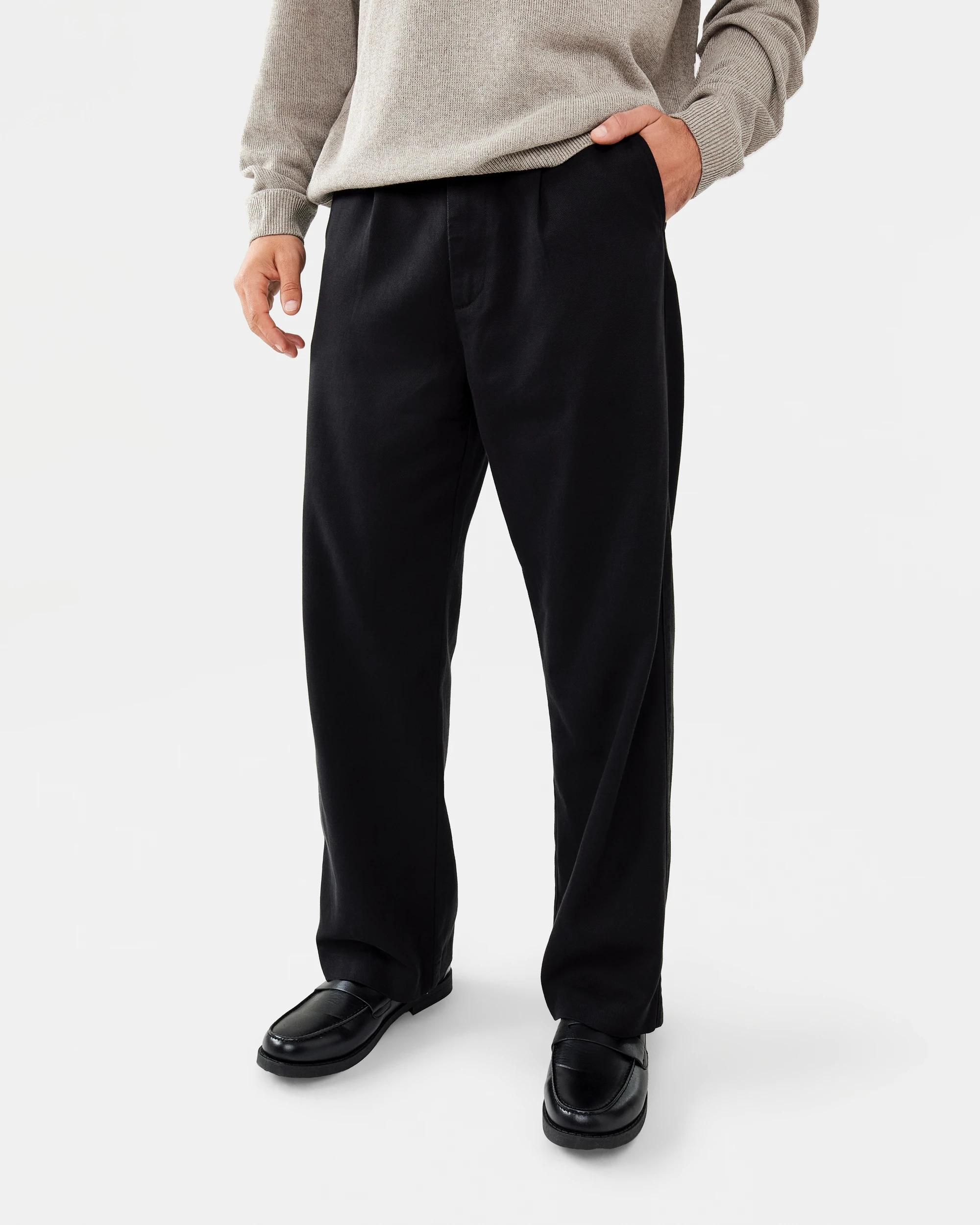 1 Pleated Pants Black, 1 of 7
