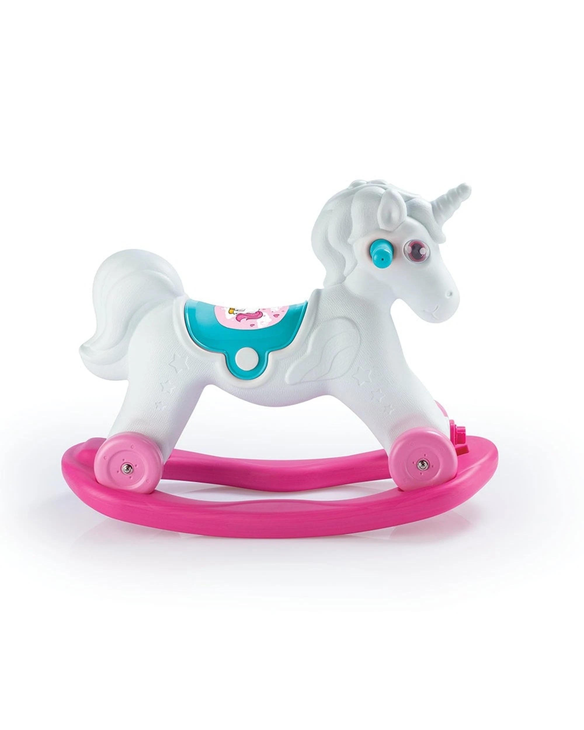 3 Dolu Rocking Unicorn with Wheels, 3 of 6
