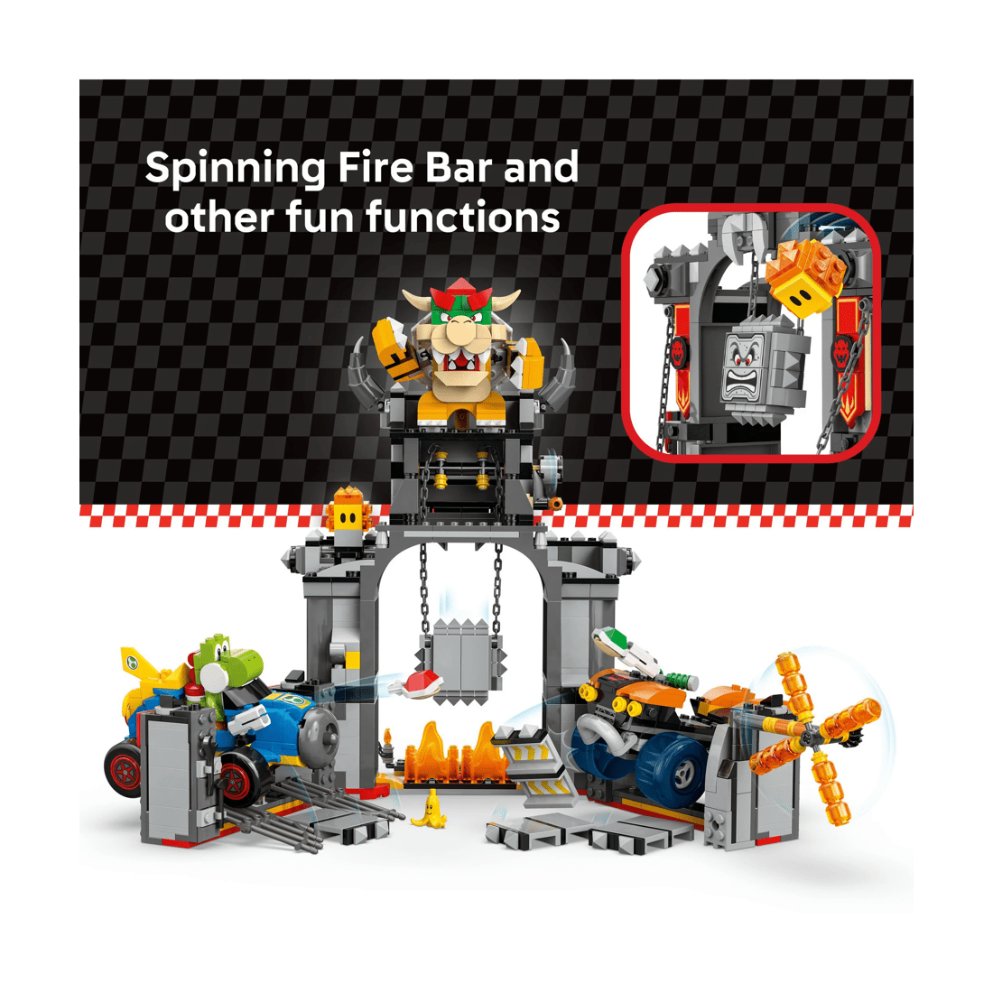 5 LEGO Super Mario Mario Kart - Bowser's Castle 72039, 5 of 10