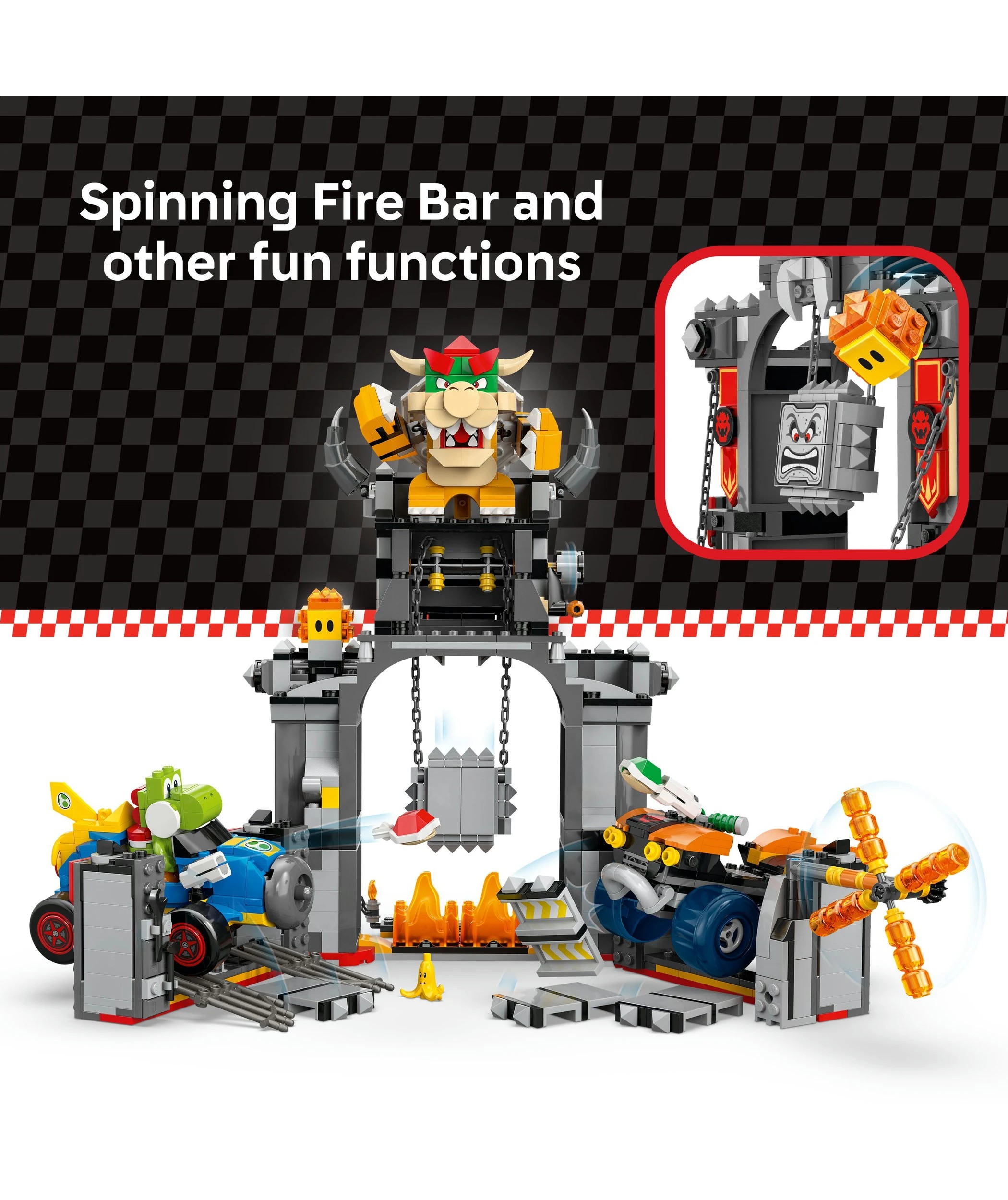 5 LEGO Super Mario Mario Kart - Bowser's Castle 72039, 5 of 10