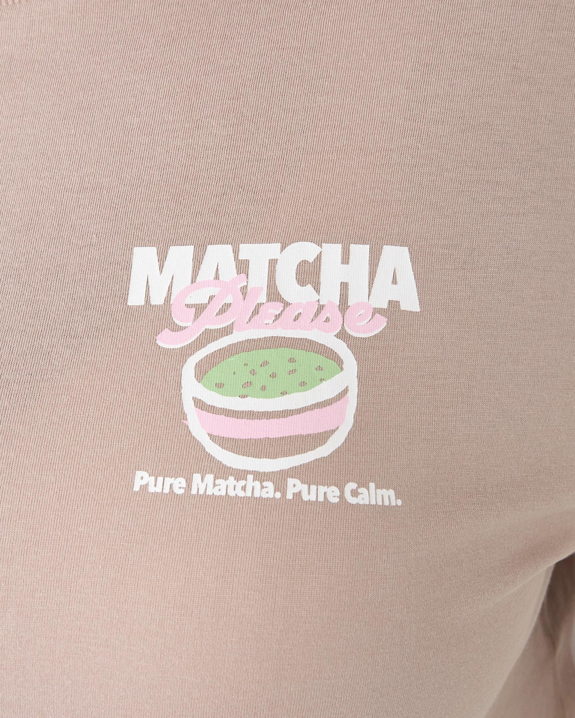 6 Curve Short Sleeve Boyfriend T-shirt MATCHA, 6 of 7
