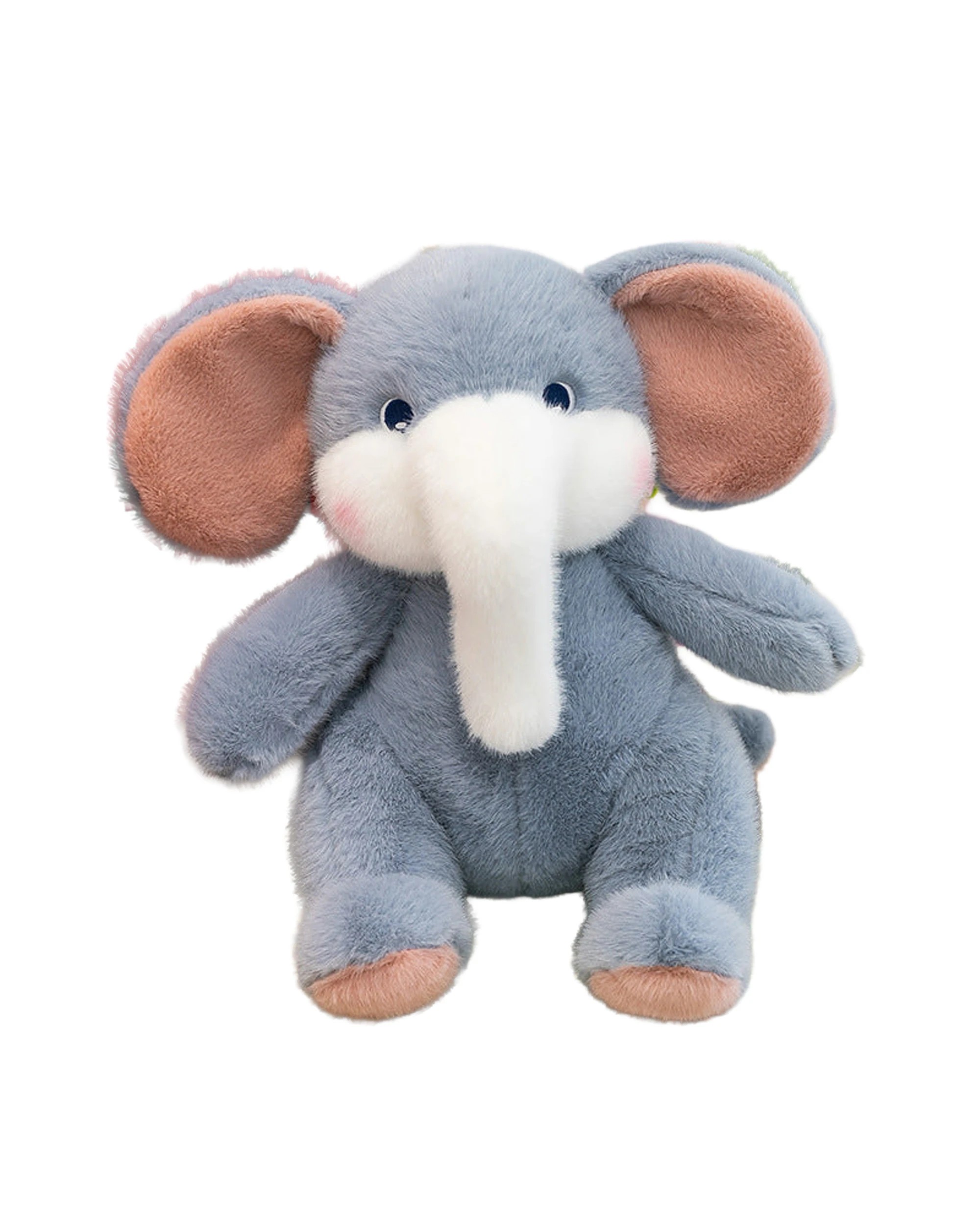 1 Cotton More Large Elephant Plush Toy Soft Stuffed Animal 60cm - Blue, 1 of 4