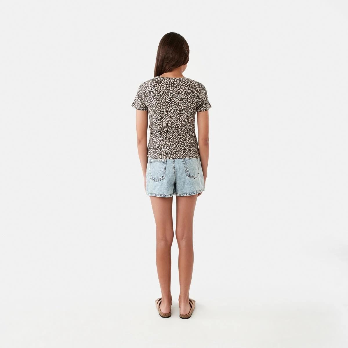 6 Short Sleeve Rib T-shirt Feline, 6 of 8