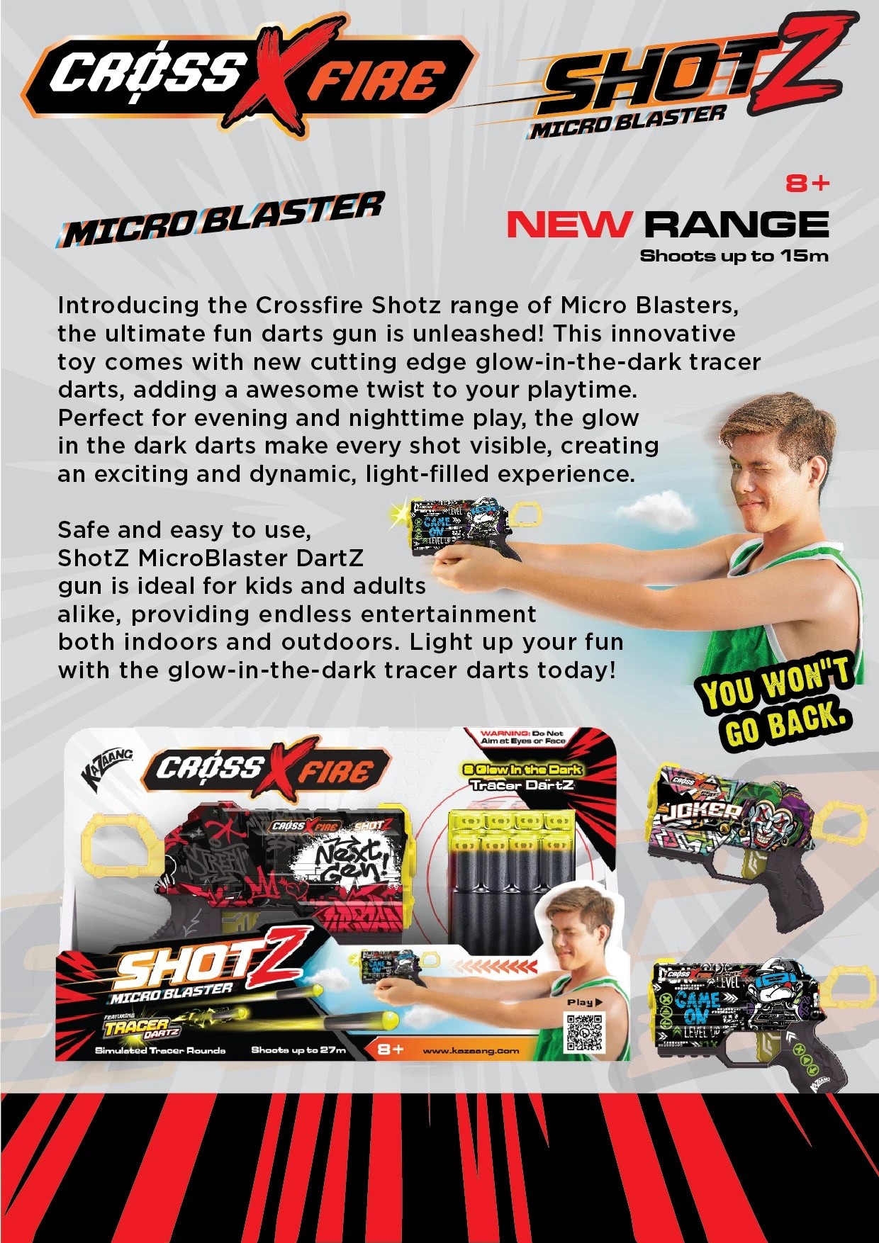 3 Kazaang CrossXFire Shotz - Mini Blaster - Game On, 3 of 9