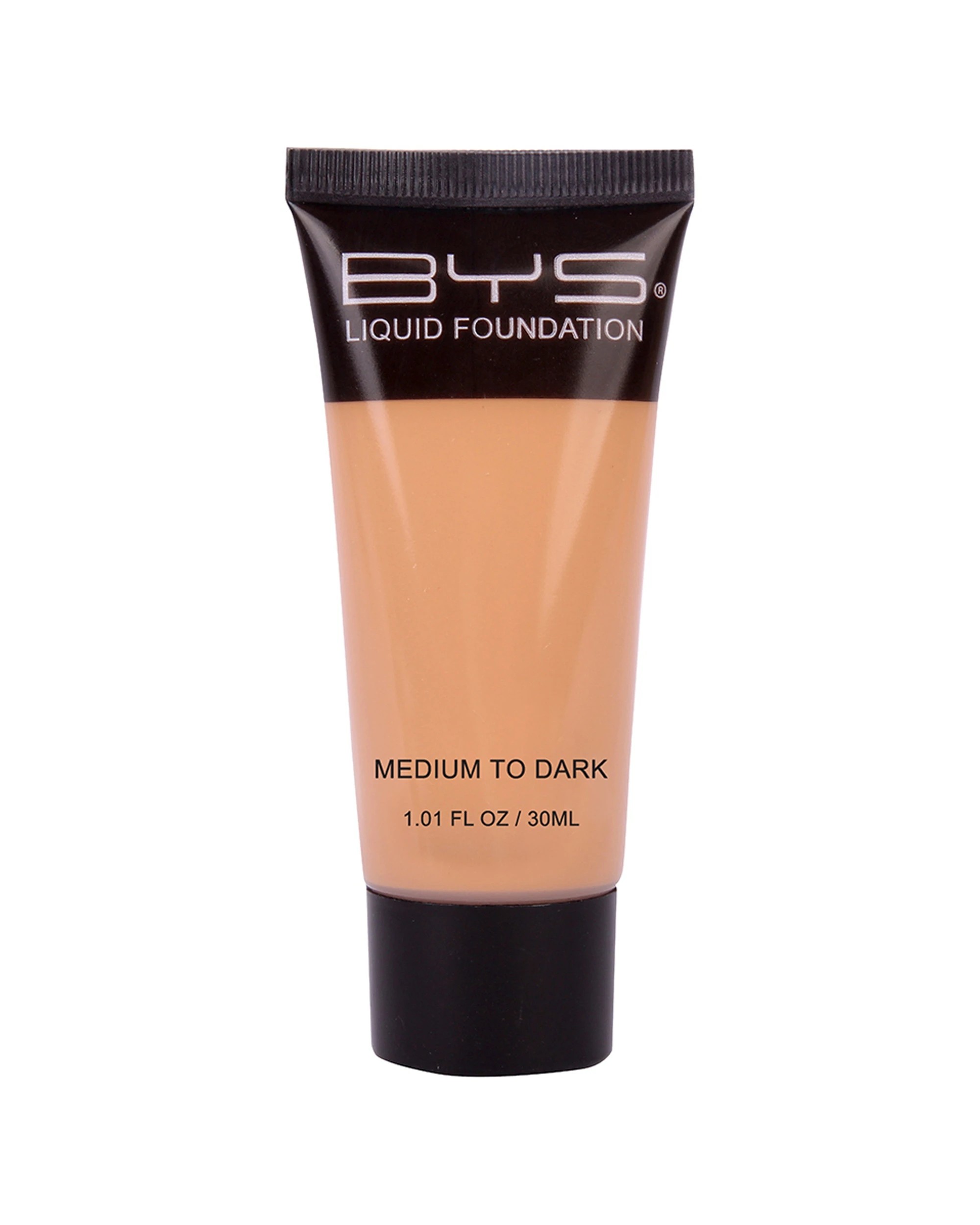 2 BYS 2PK Tube Liquid Foundation Medium to Dark Smooth Finish Creamy 30ml - Natural, 2 of 2