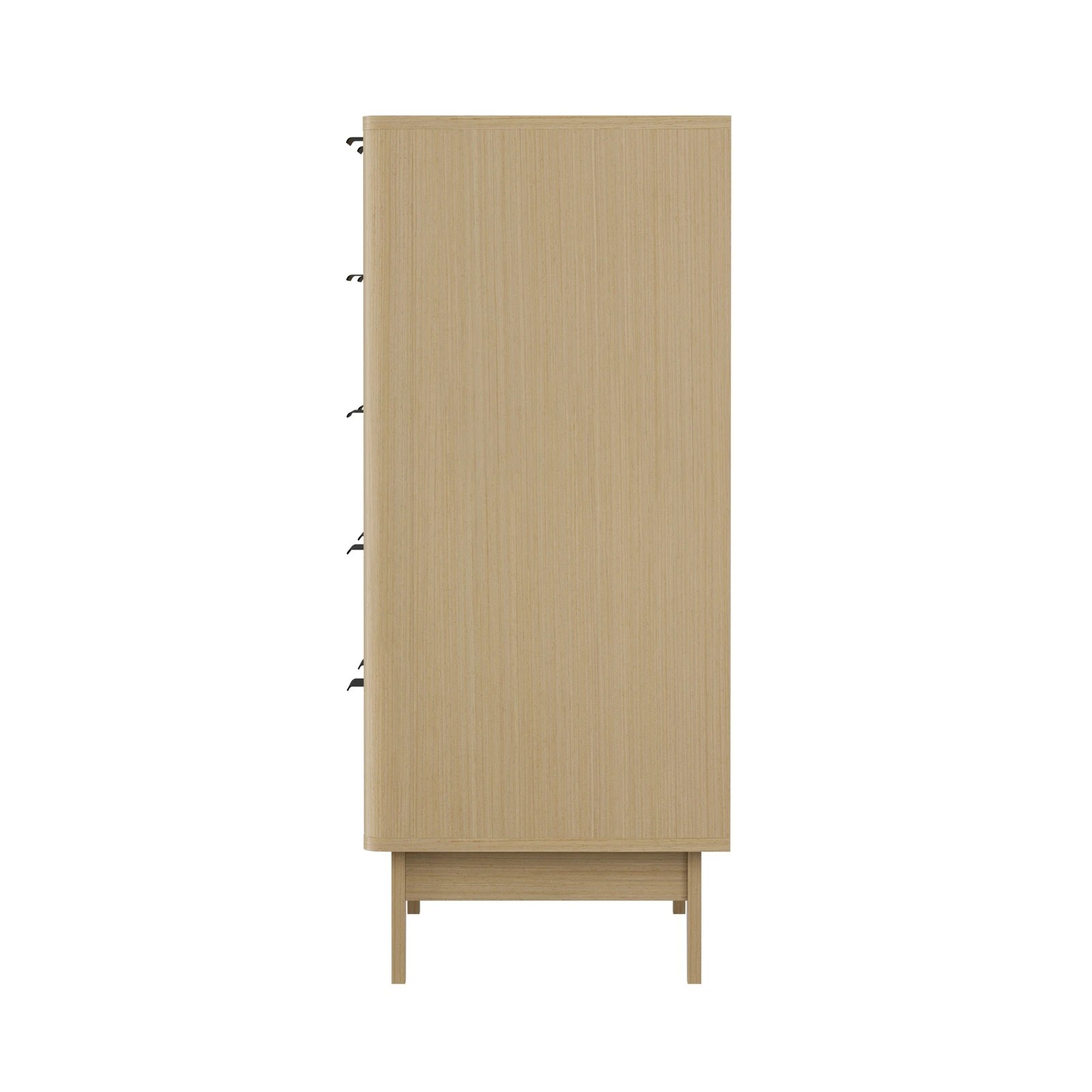 9 Oikiture 5 Chest Of Drawers Storage Cabinet Dressers Tallboy Stripe
 - Natural, 9 of 9