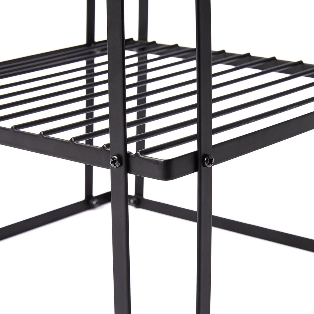 8 3 Tier Corner Pantry Shelf - Black, 8 of 9