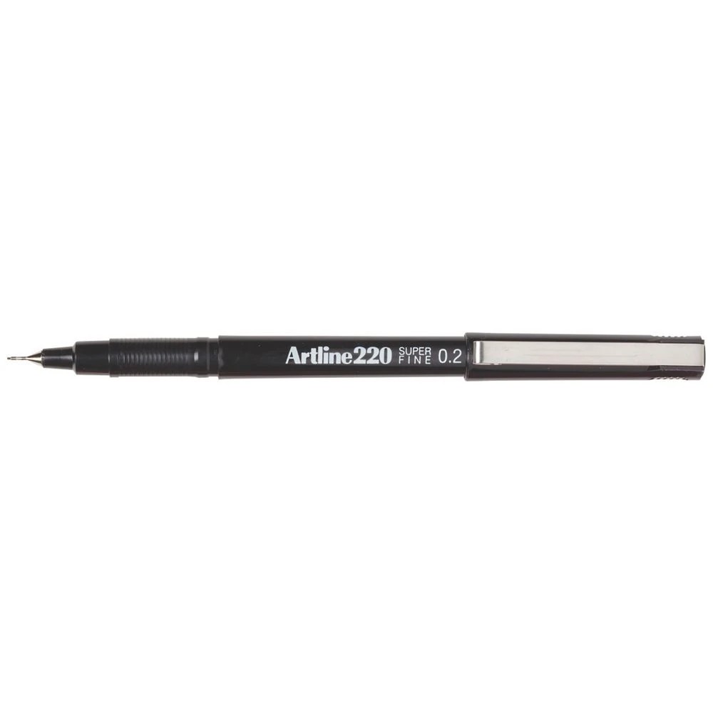1 Artline 220 Fineliner 0.2mm Black, 1 of 4