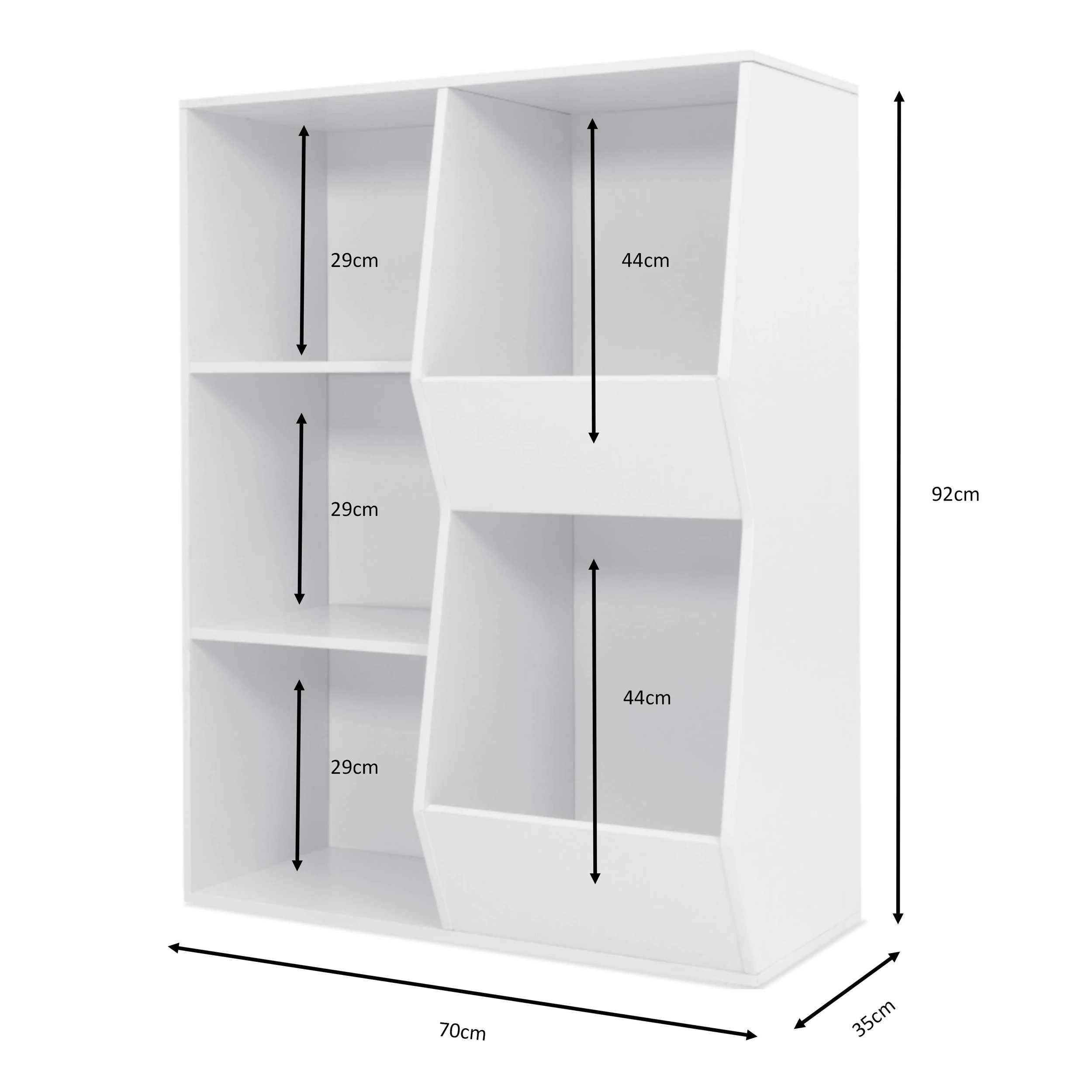 7 3 Cube with Cubby Storage Unit - White, 7 of 7