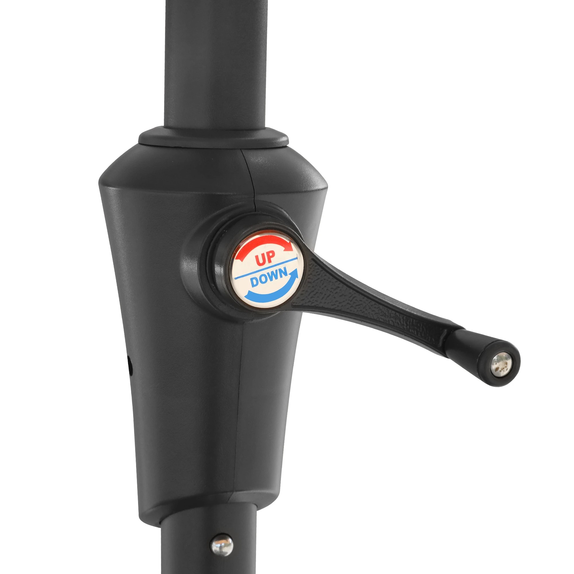 4 Centra 4.5x2.6M Outdoor Double Large Patio Umbrella with Base - Grey, 4 of 9