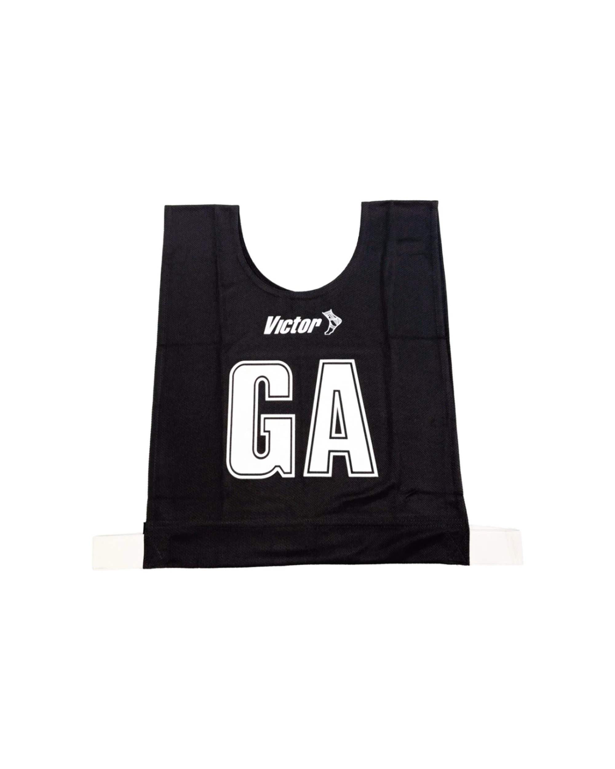 2 Victor Sports 7pc Bibs Netball Junior Breathable Honeycomb Polyester - Black, 2 of 2